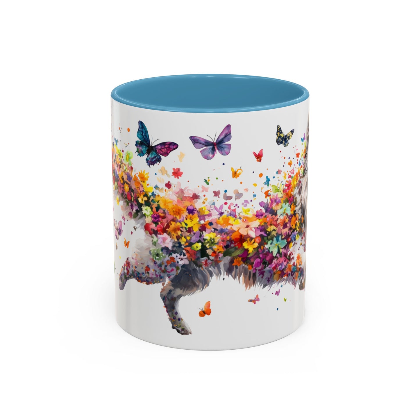 Samoyed Colorful Accent Mugs, 11oz