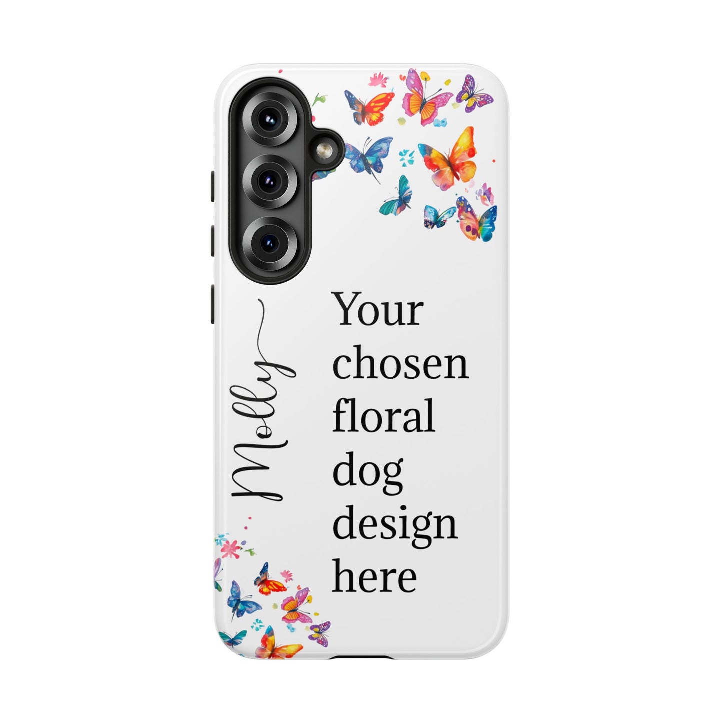 Phone Case, Personalized from ANY OF OUR DESIGNS - White case