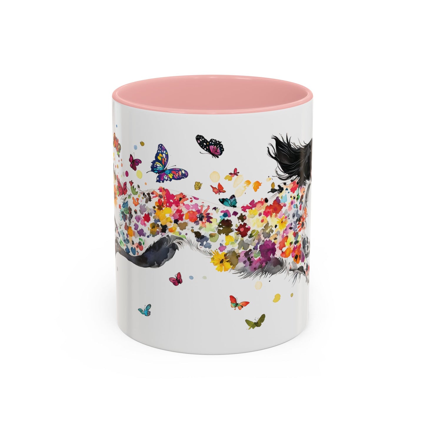 English Setter #3 Personalized Accent Mugs, 11oz