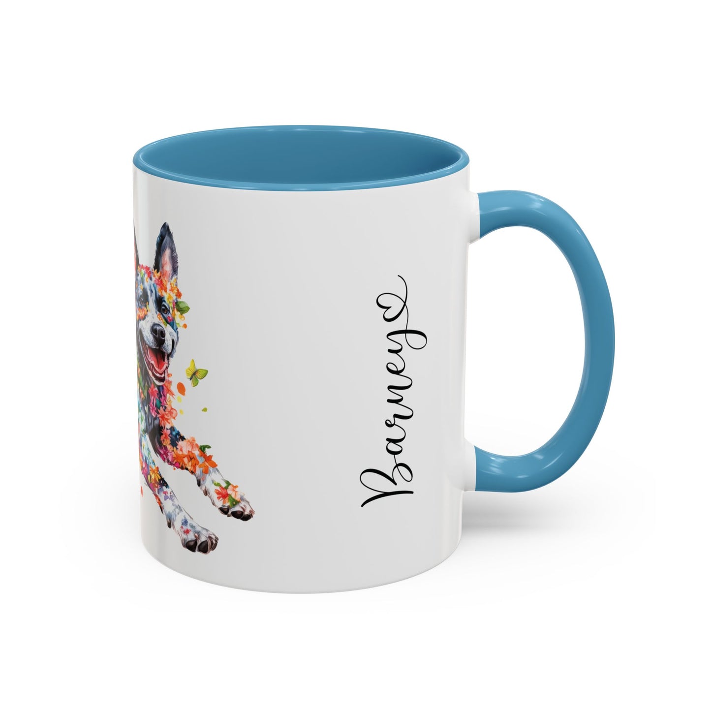 Australian cattle dog (Blue Heeler) Personalized Accent Mugs, 11oz