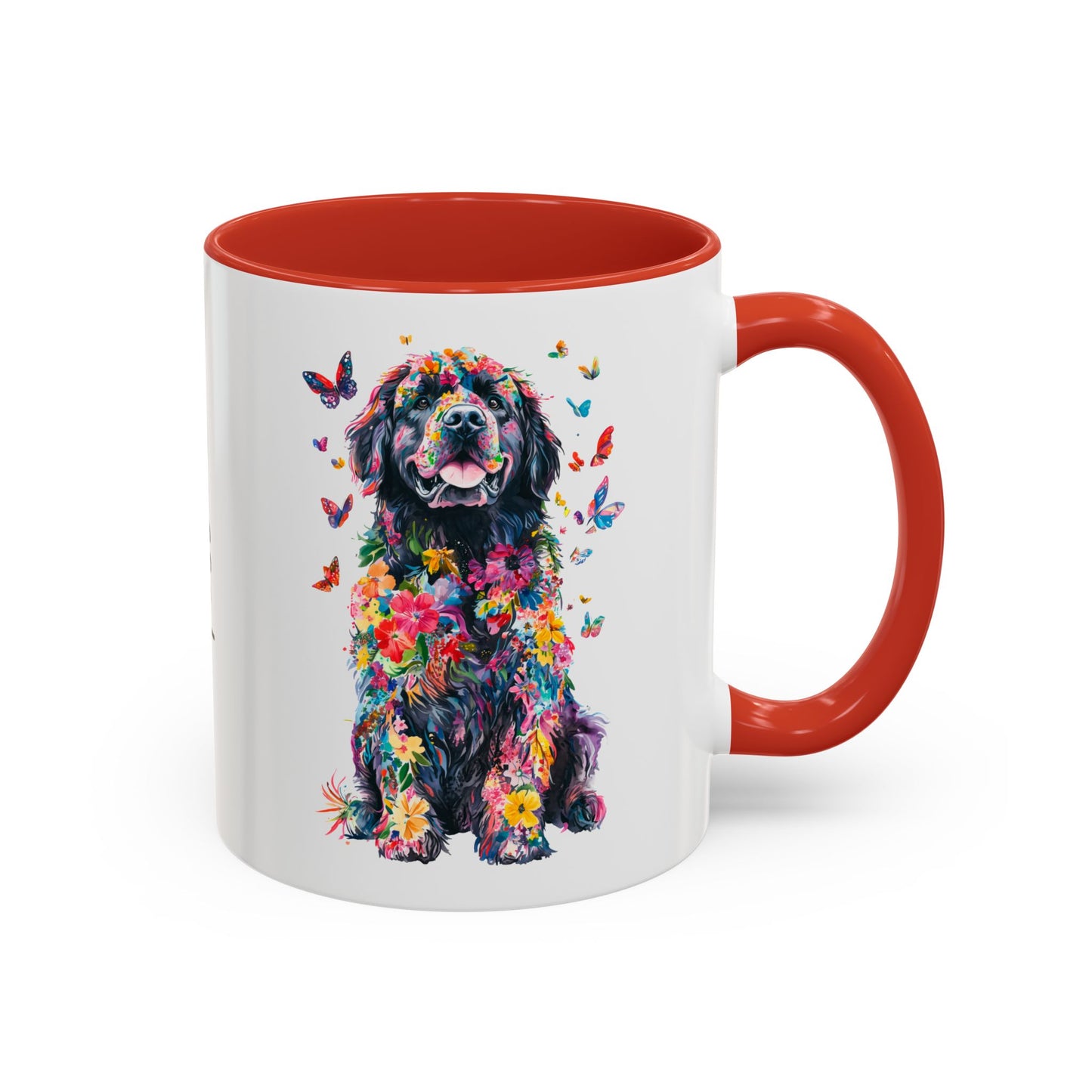 Newfoundland Personalized Colorful Accent Mugs, 11oz
