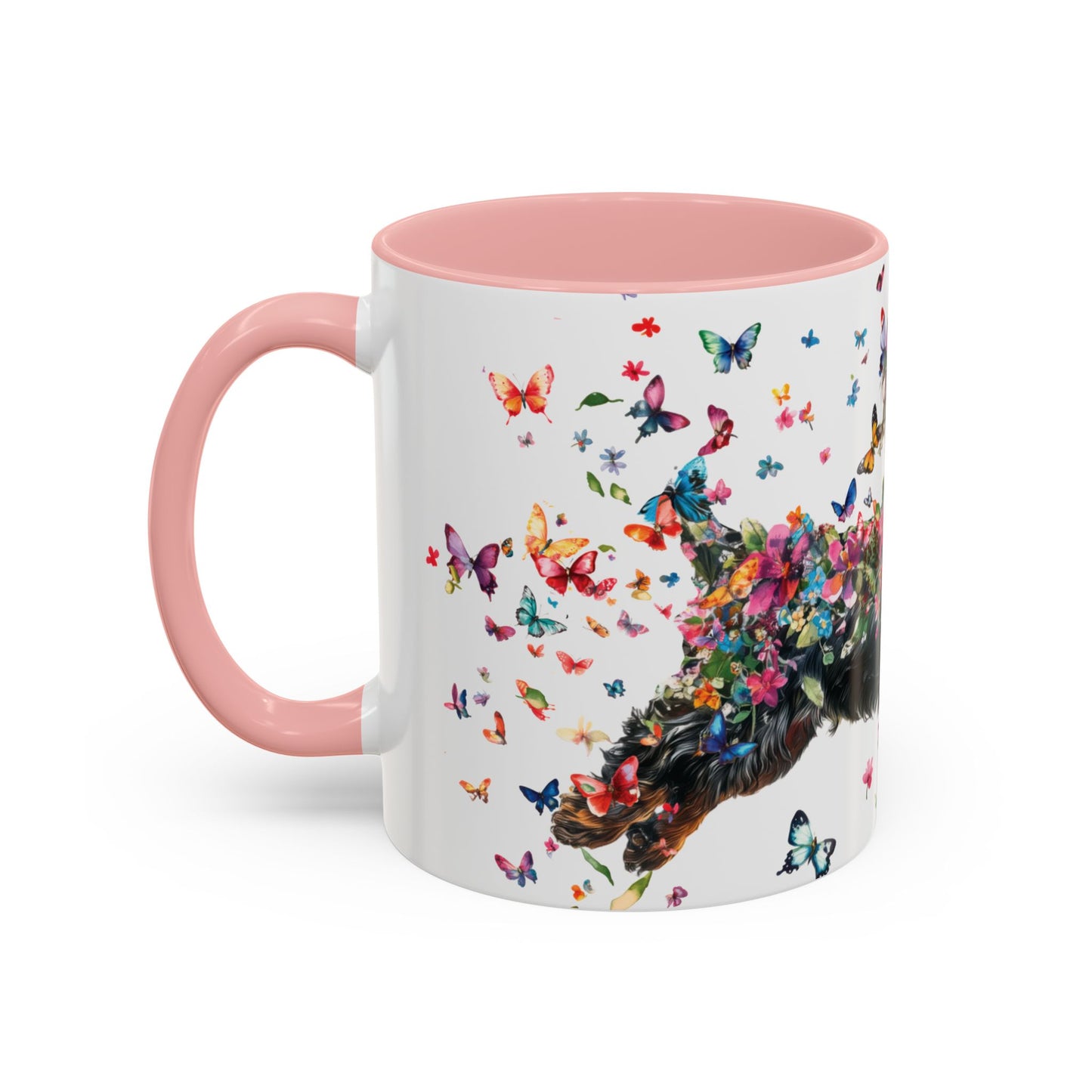English Cocker Spaniel #3 Personalized Accent Mugs, 11oz