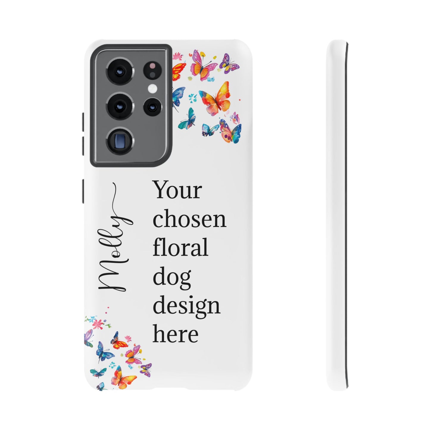 Phone Case, Personalized from ANY OF OUR DESIGNS - White case