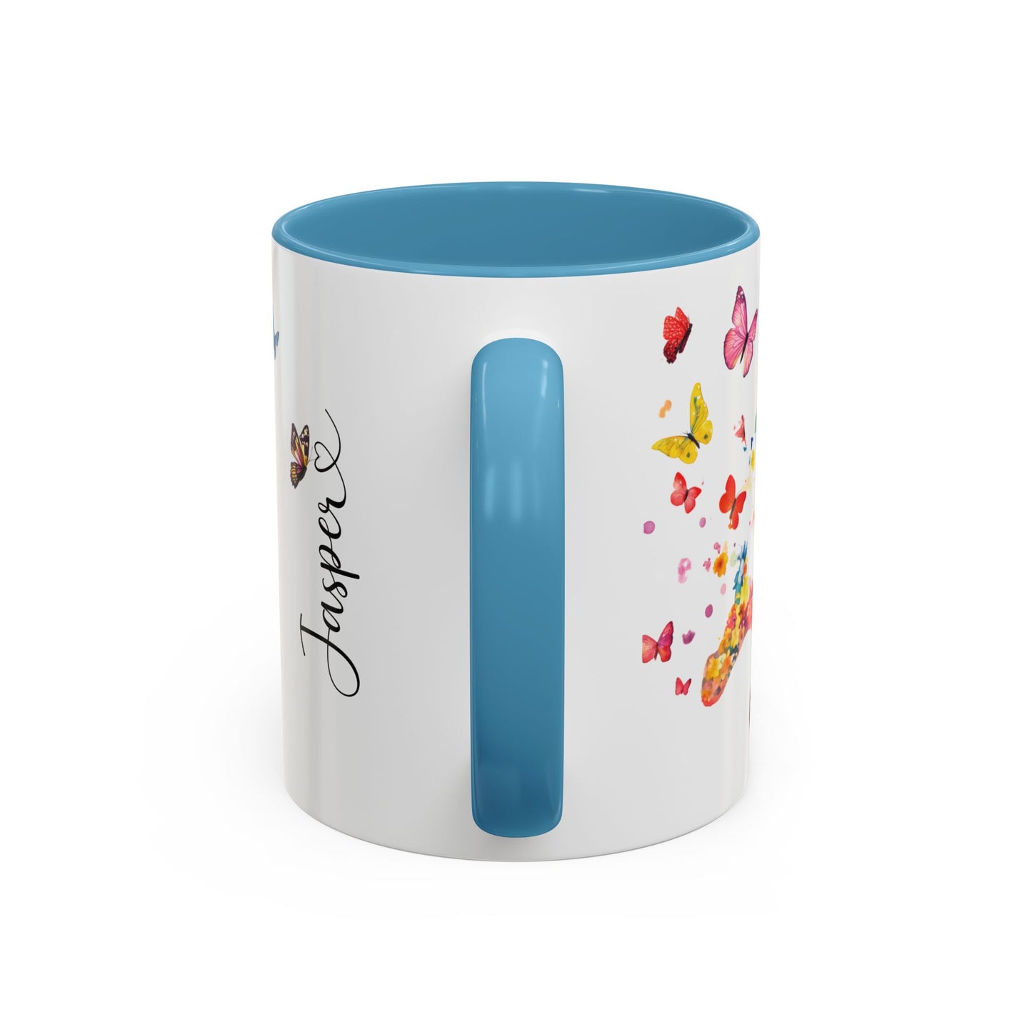 British/English Bulldog Personalized Accent Mugs, 11oz