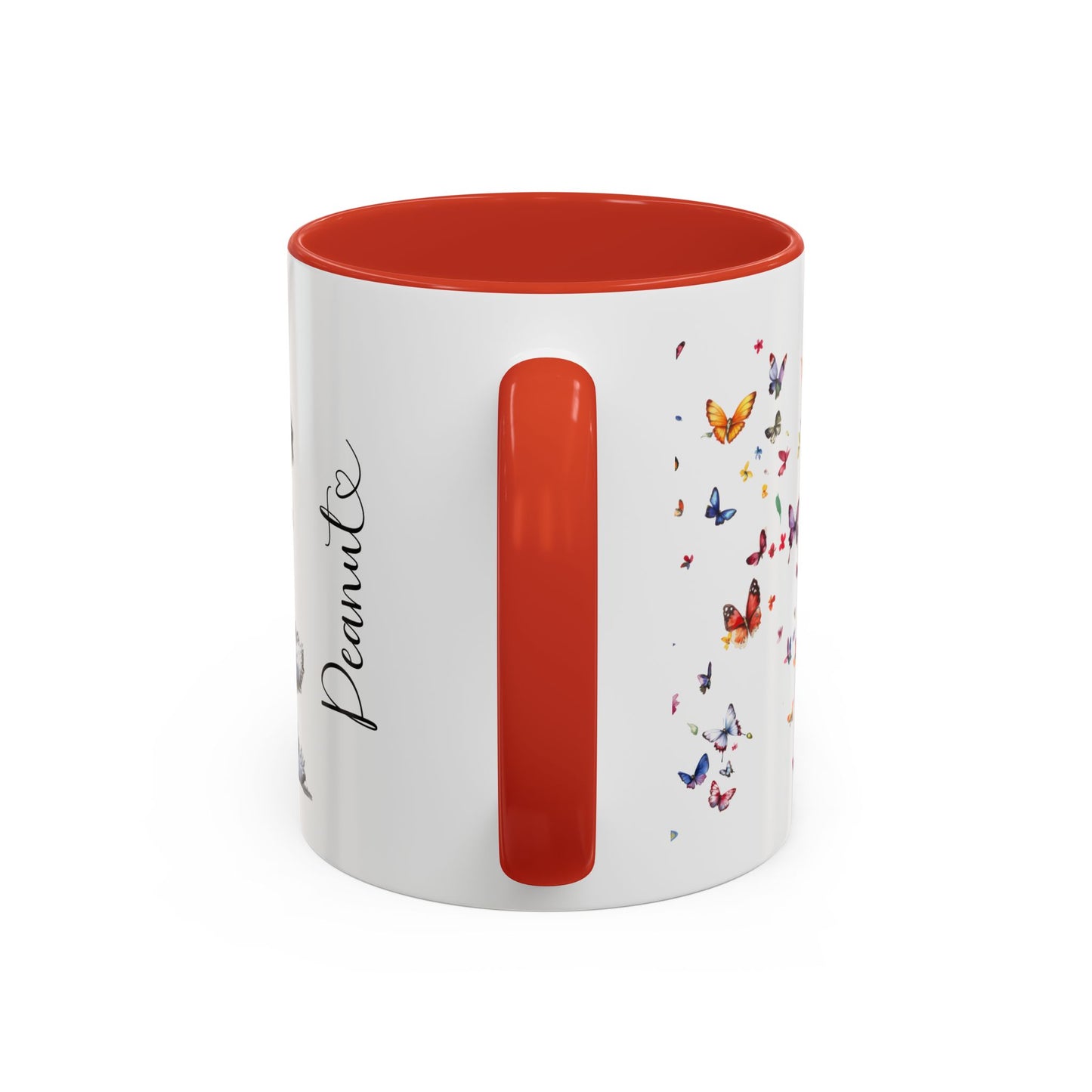 Aussie Doodle #2 Personalized Colorful Accent Mugs, 11oz