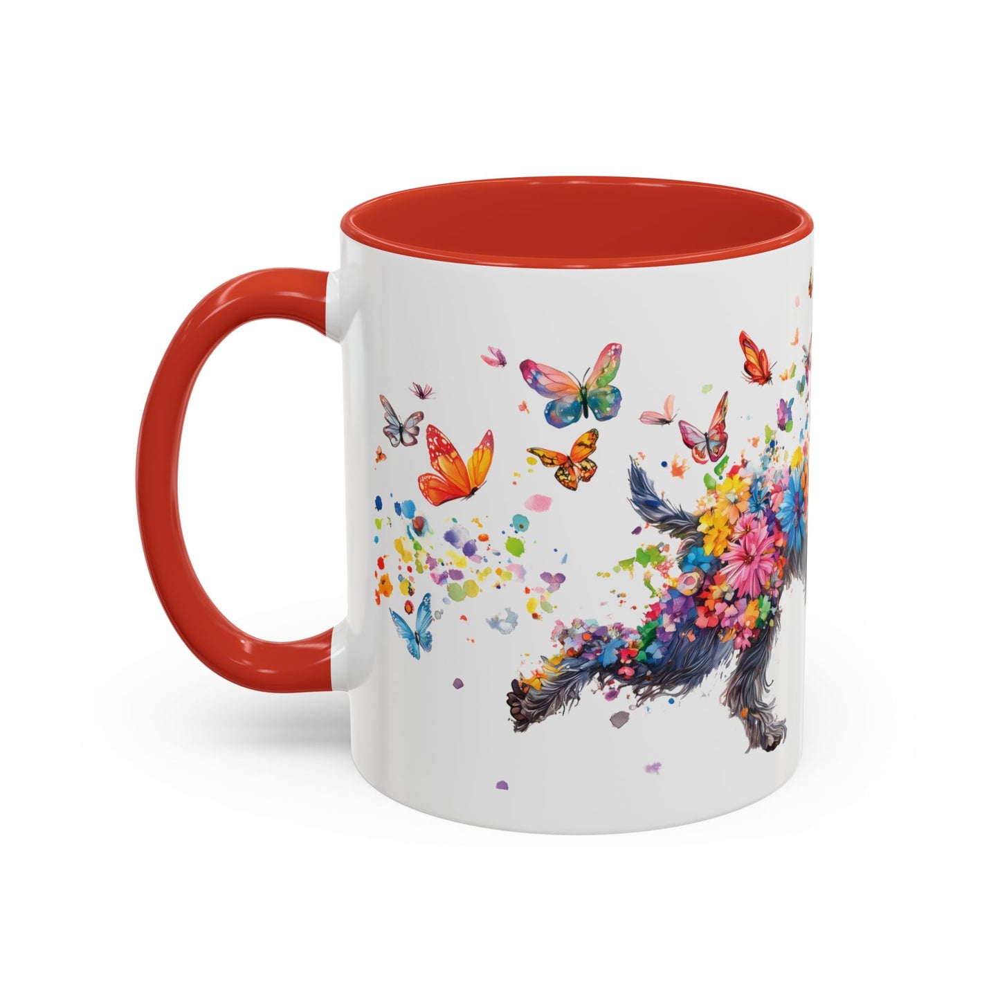 Schnauzer Personalized Accent Mugs, 11oz