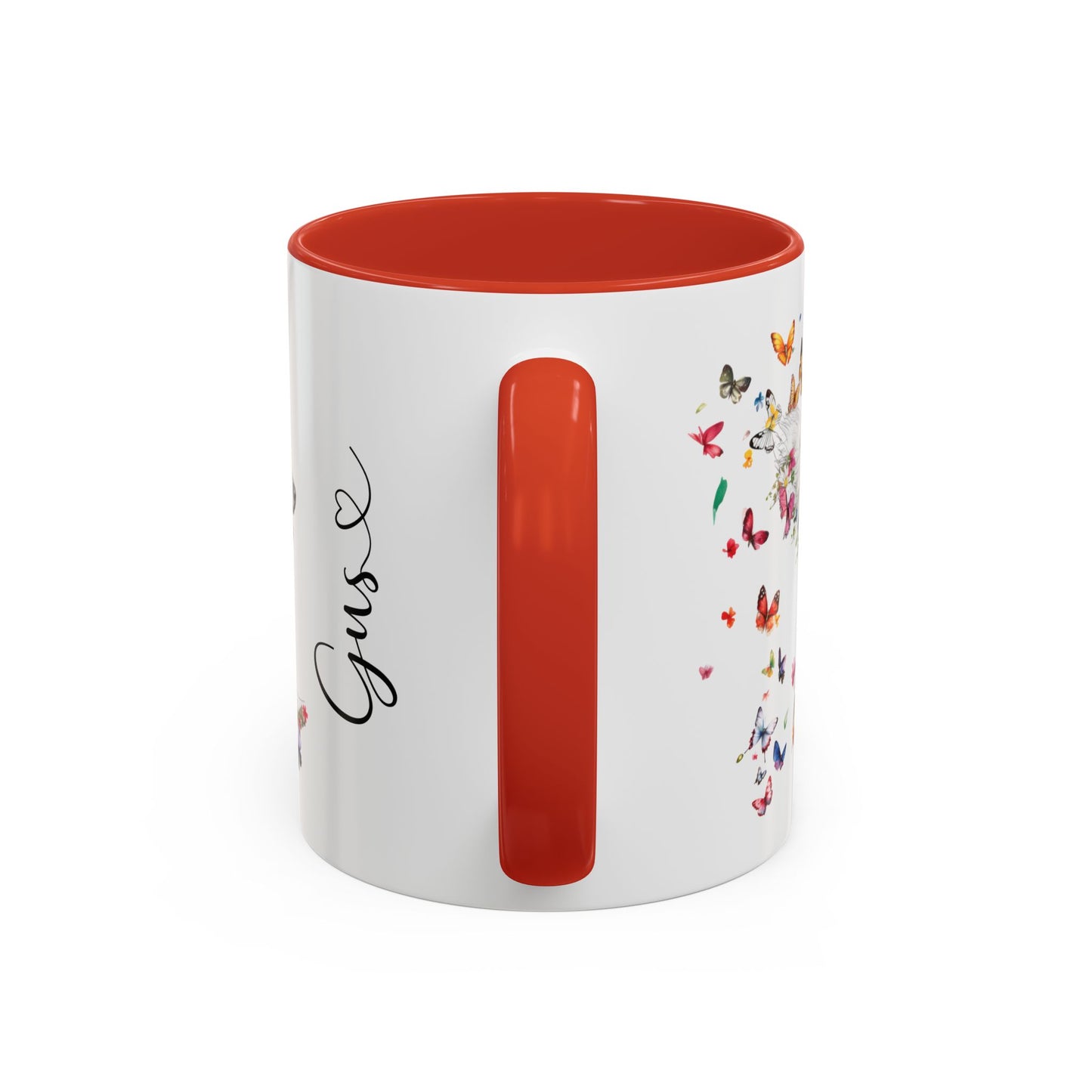 Aussie Doodle Blue Merle Personalized Accent Mugs, 11oz