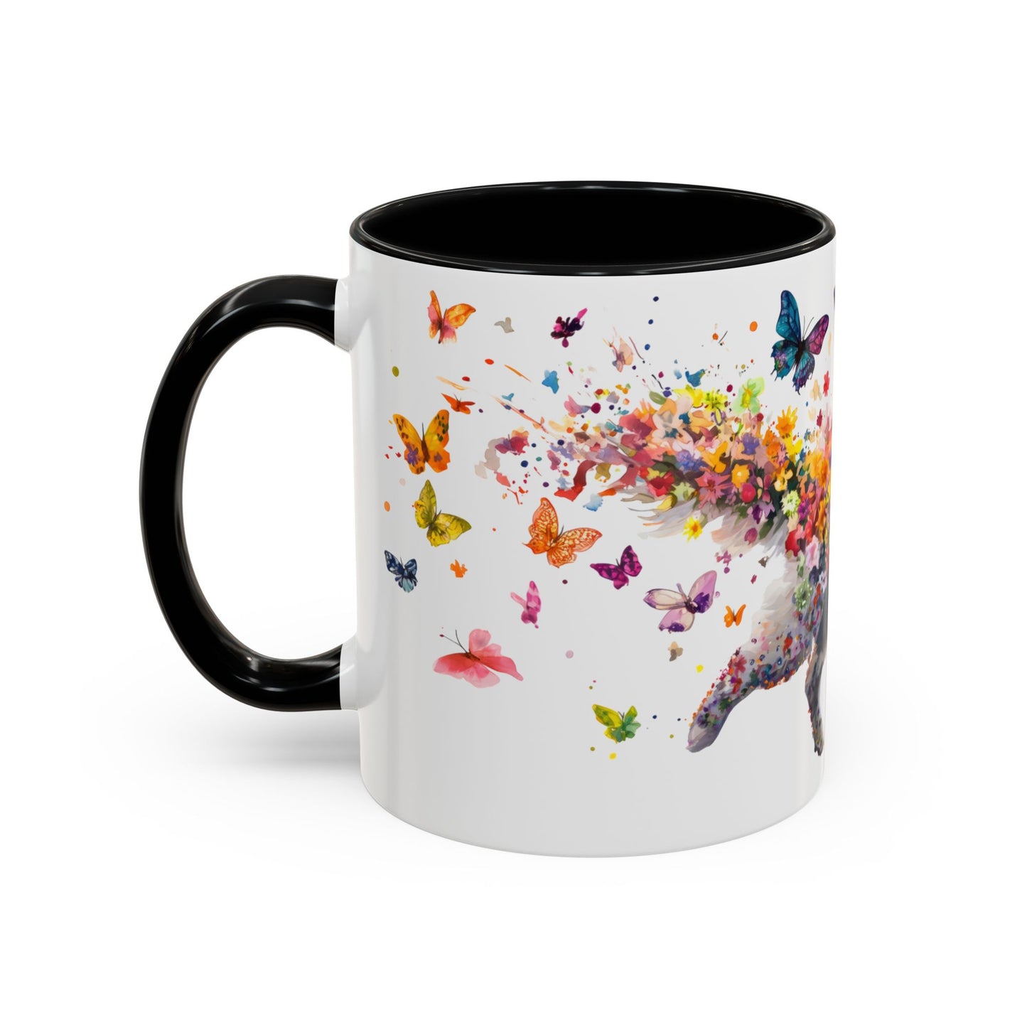 Samoyed Colorful Accent Mugs, 11oz