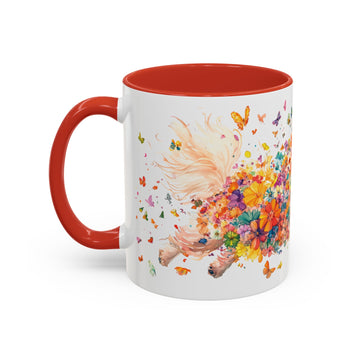 Peekingese #3 Personalized Accent Mugs, 11oz