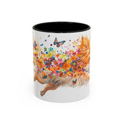 Peekingese Personalized Accent Mugs, 11oz