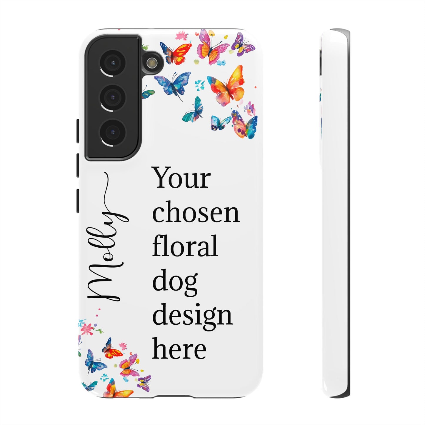 Phone Case, Personalized from ANY OF OUR DESIGNS - White case