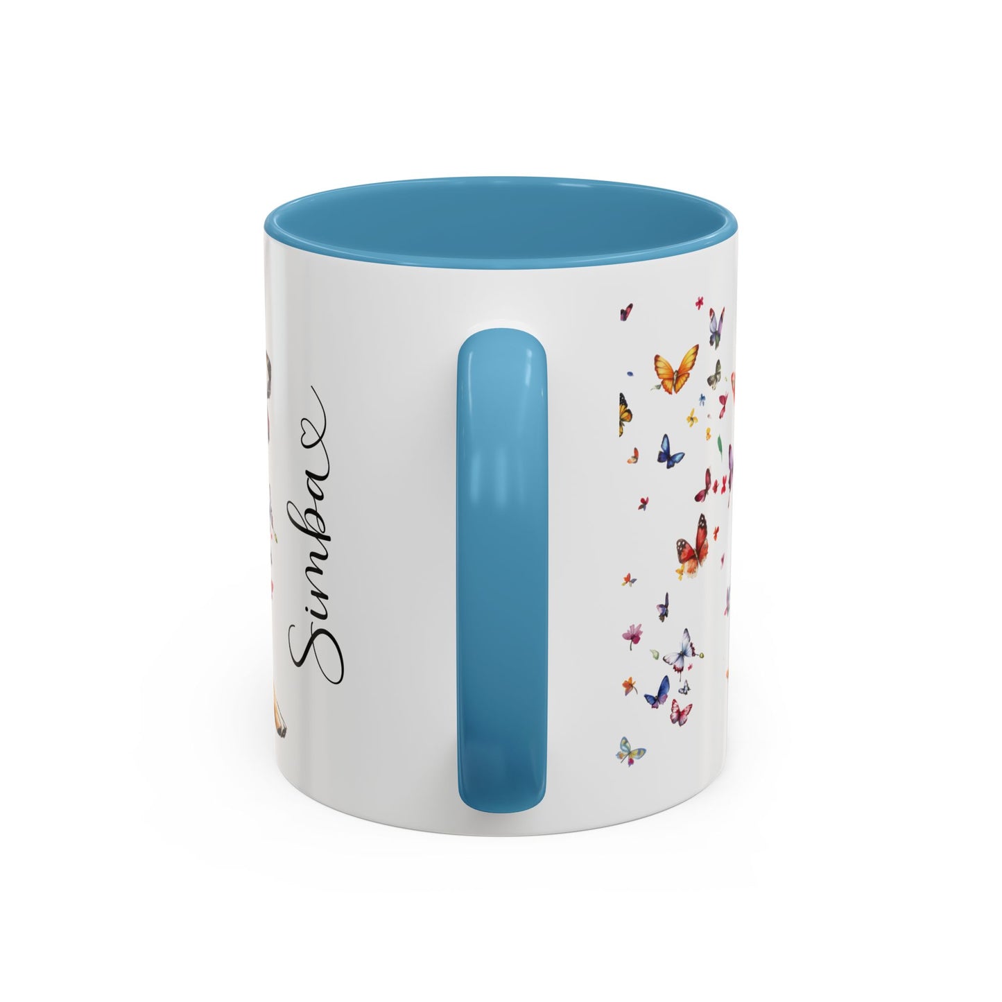 Shiba Inu #2 Personalized Accent Mugs, 11oz