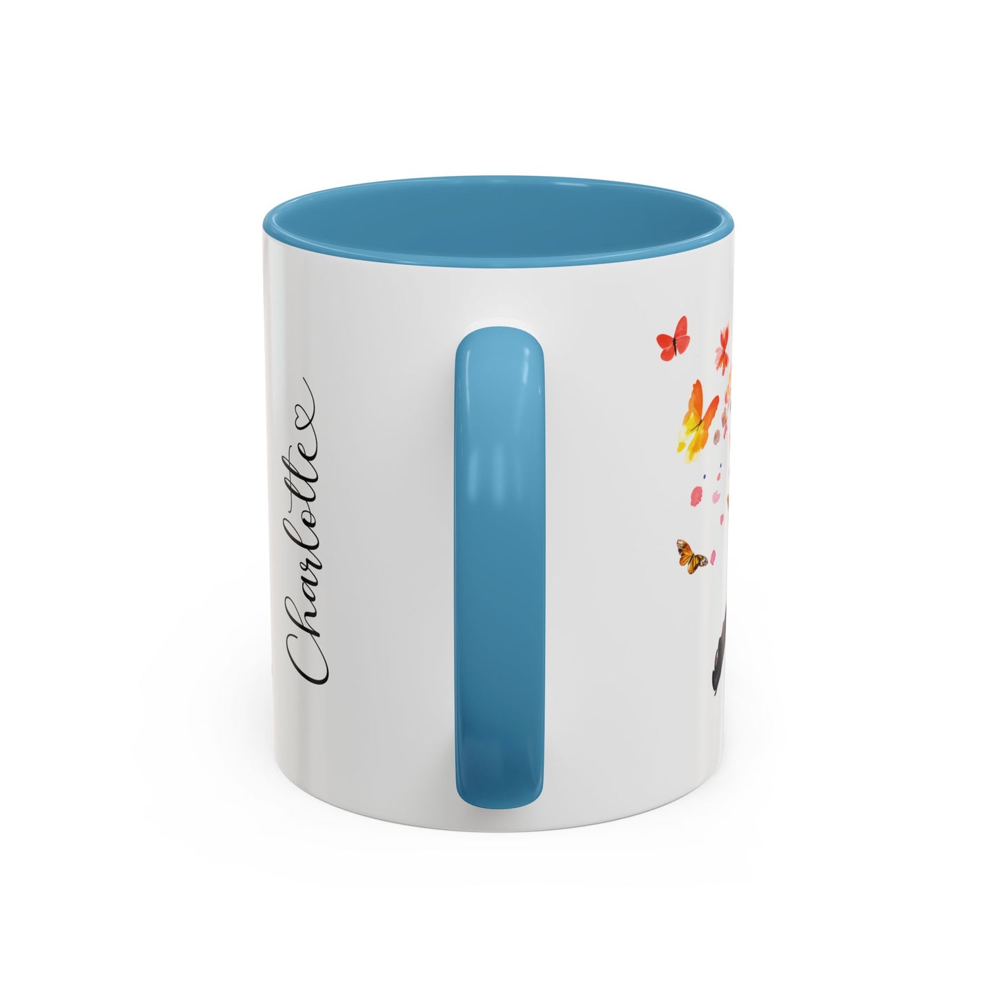 Pointador #1 Personalized Accent Mugs, 11oz