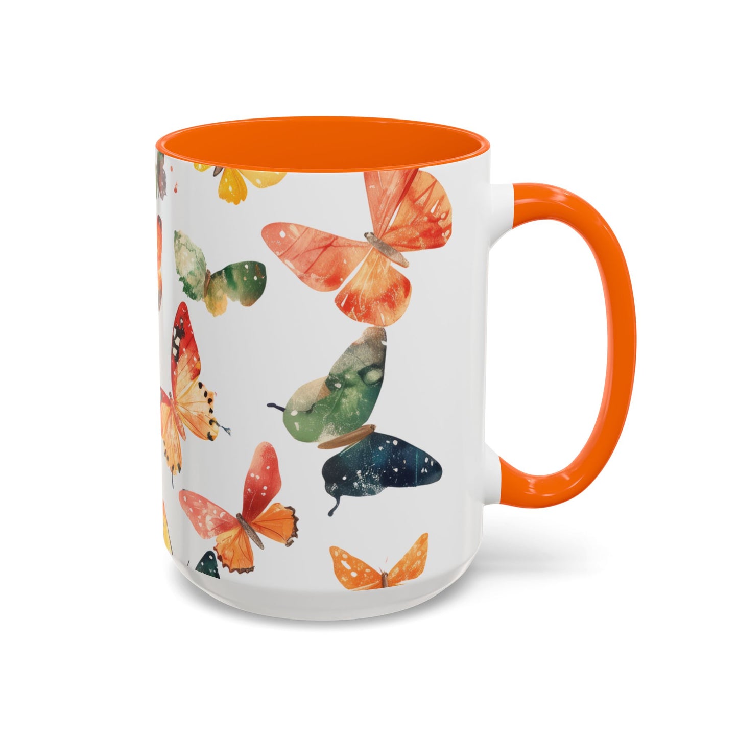 Butterfly Accent Mugs, 11oz & 15oz - USA ONLY