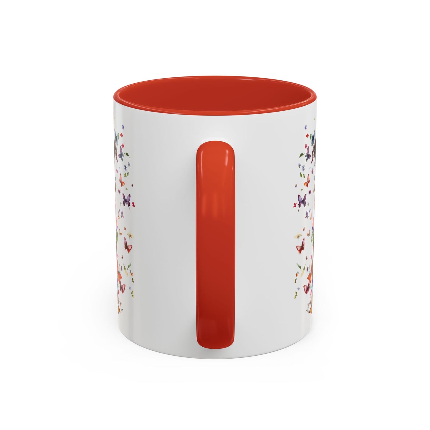 Box Terrier Personalized Colorful Accent Mugs, 11oz