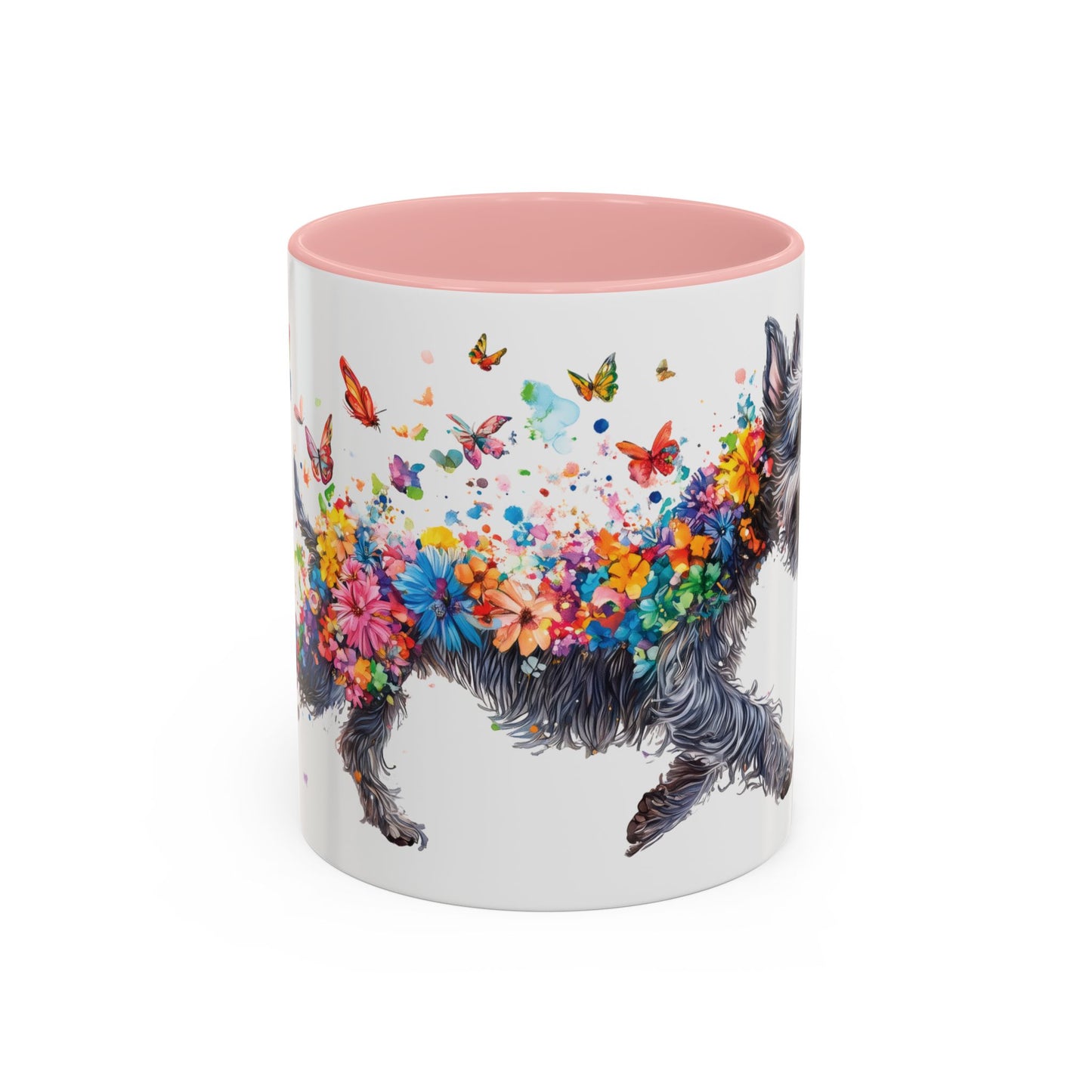 Schnauzer Personalized Accent Mugs, 11oz