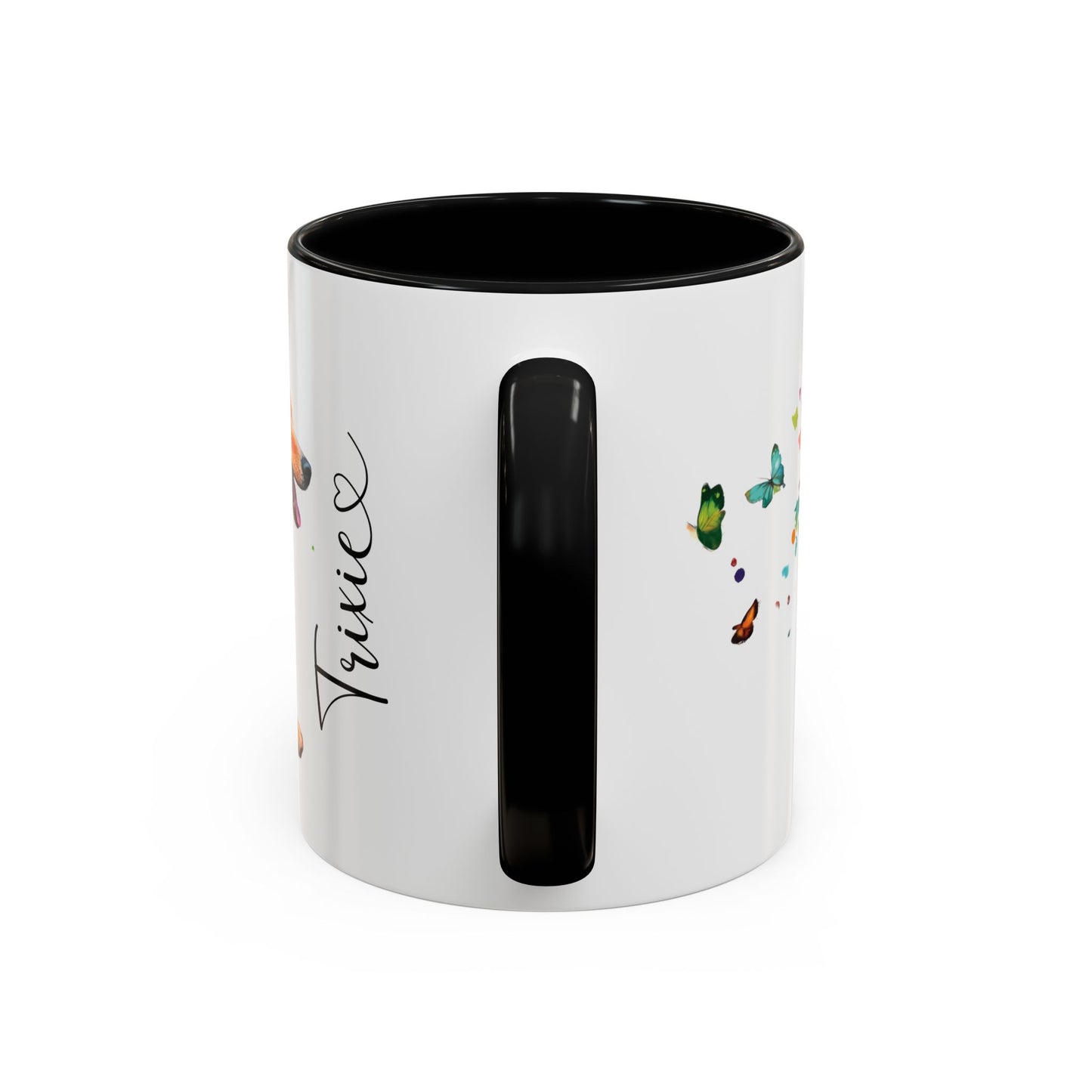 Shetland Sheepdog Personalized Accent Mugs, 11oz