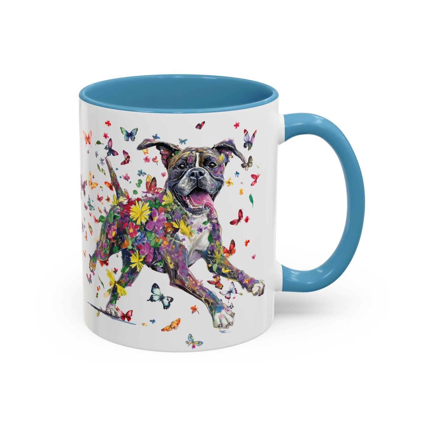 Boxer #2 Personalized Accent Mugs, 11oz