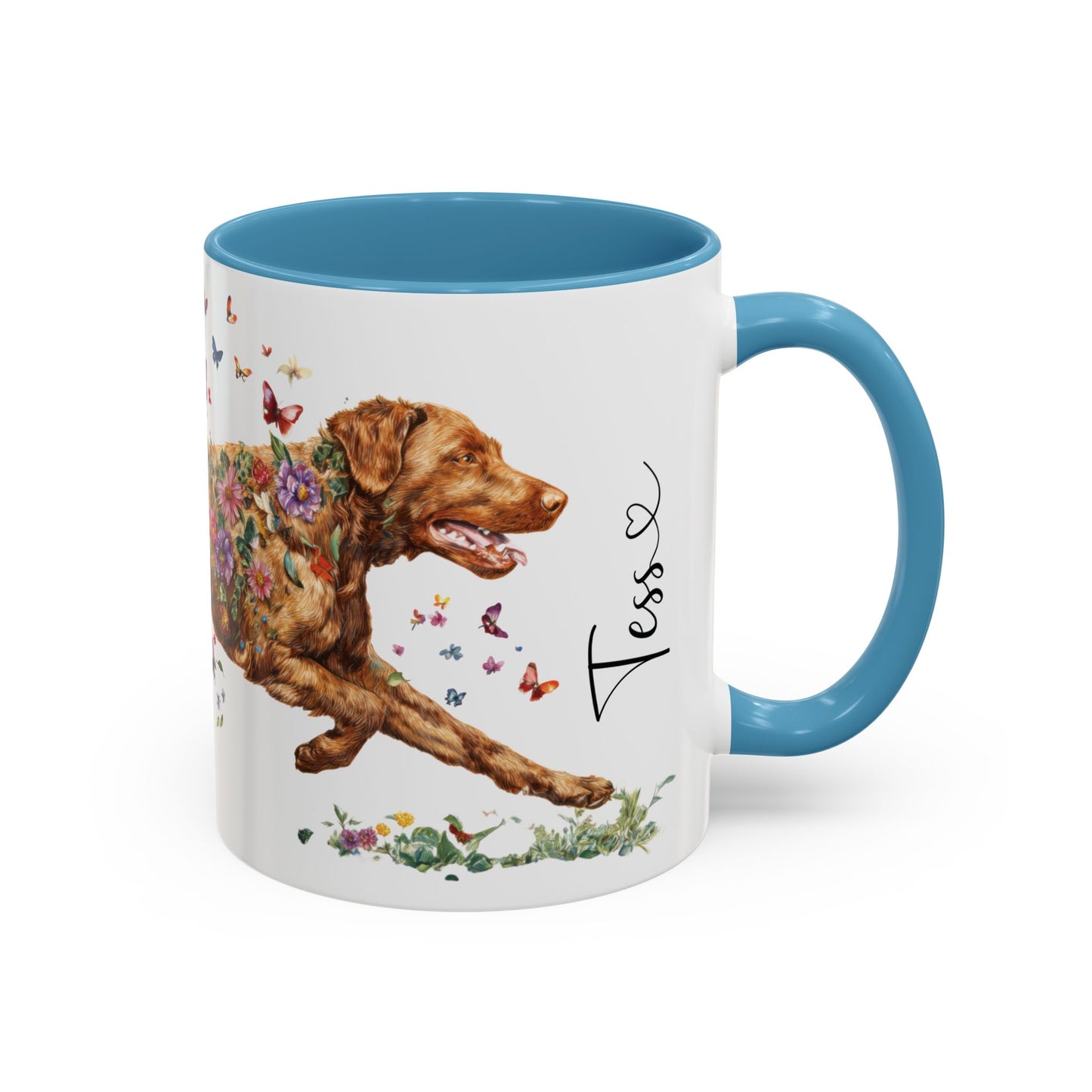 Chesapeke Bay Retriever Personalized Accent Mugs, 11oz