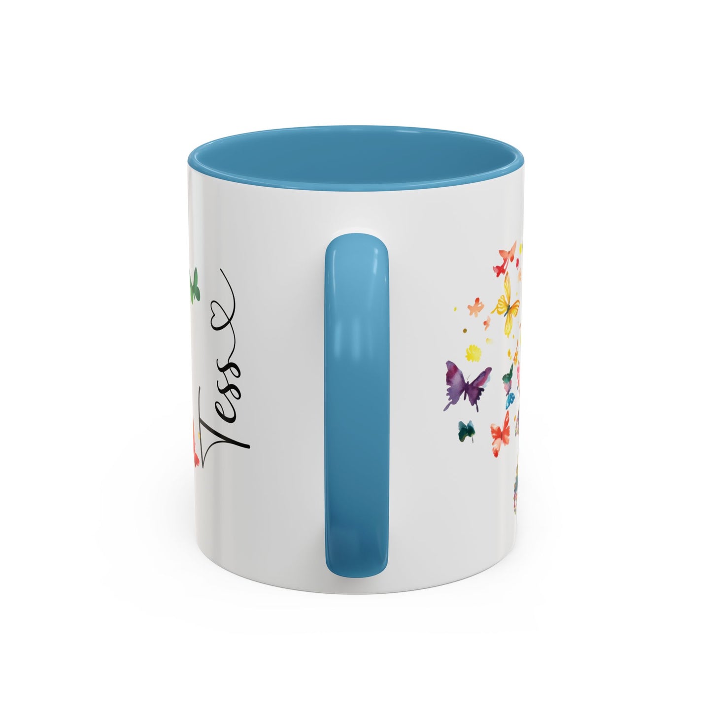 Boston Terrier Personalized Accent Mugs, 11oz