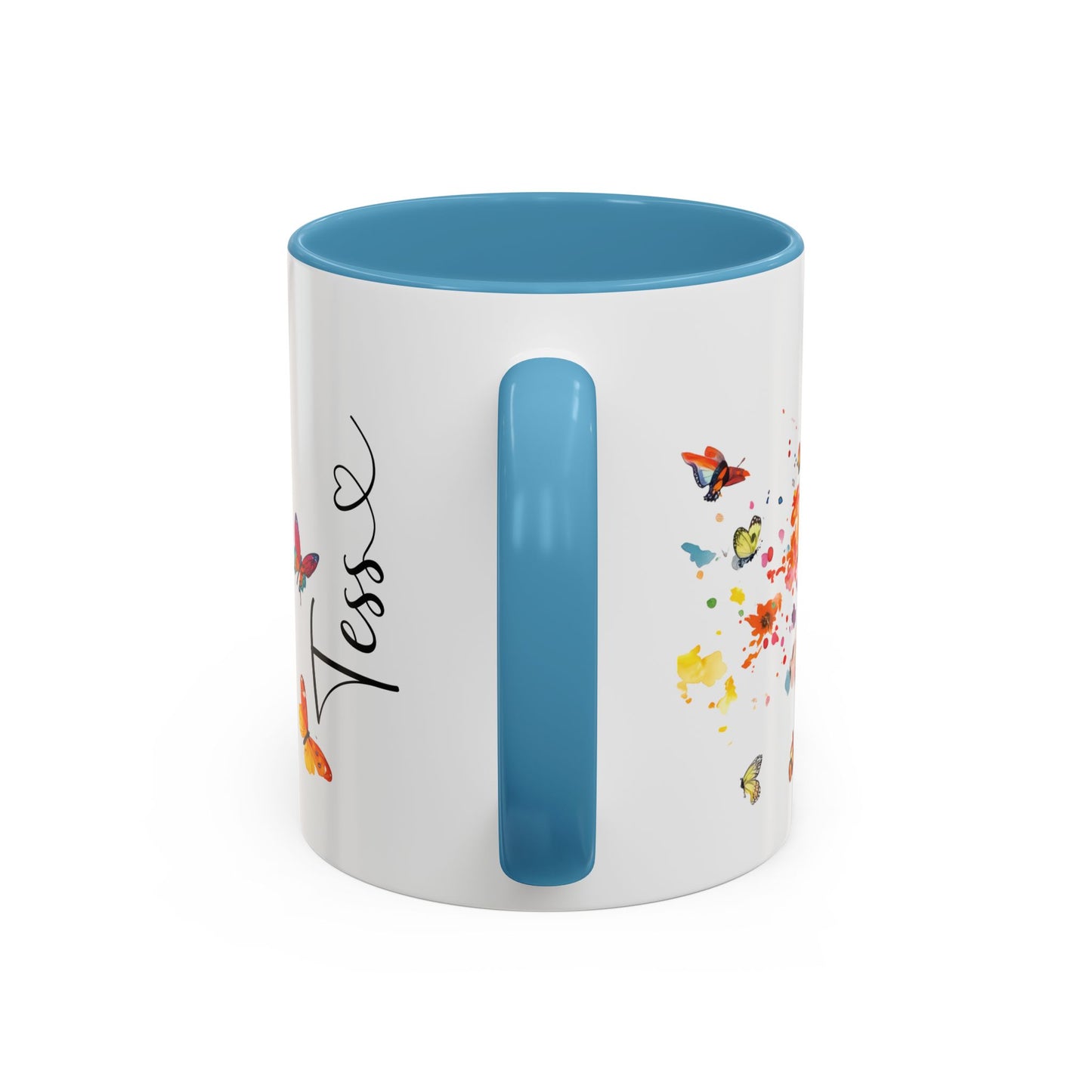 Border Collie Blue Merle, Personalized Accent Mugs, 11oz