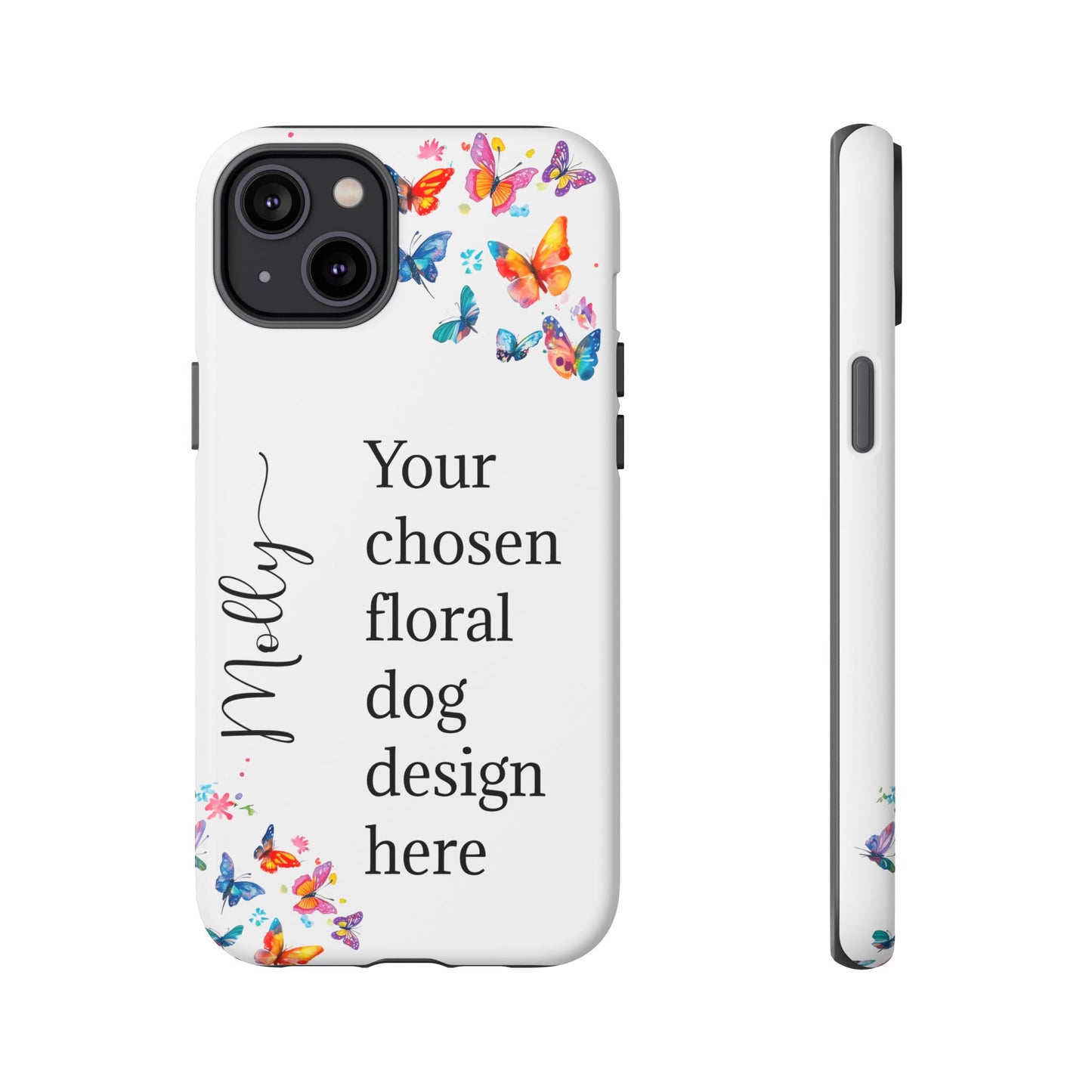 Phone Case, Personalized from ANY OF OUR DESIGNS - White case