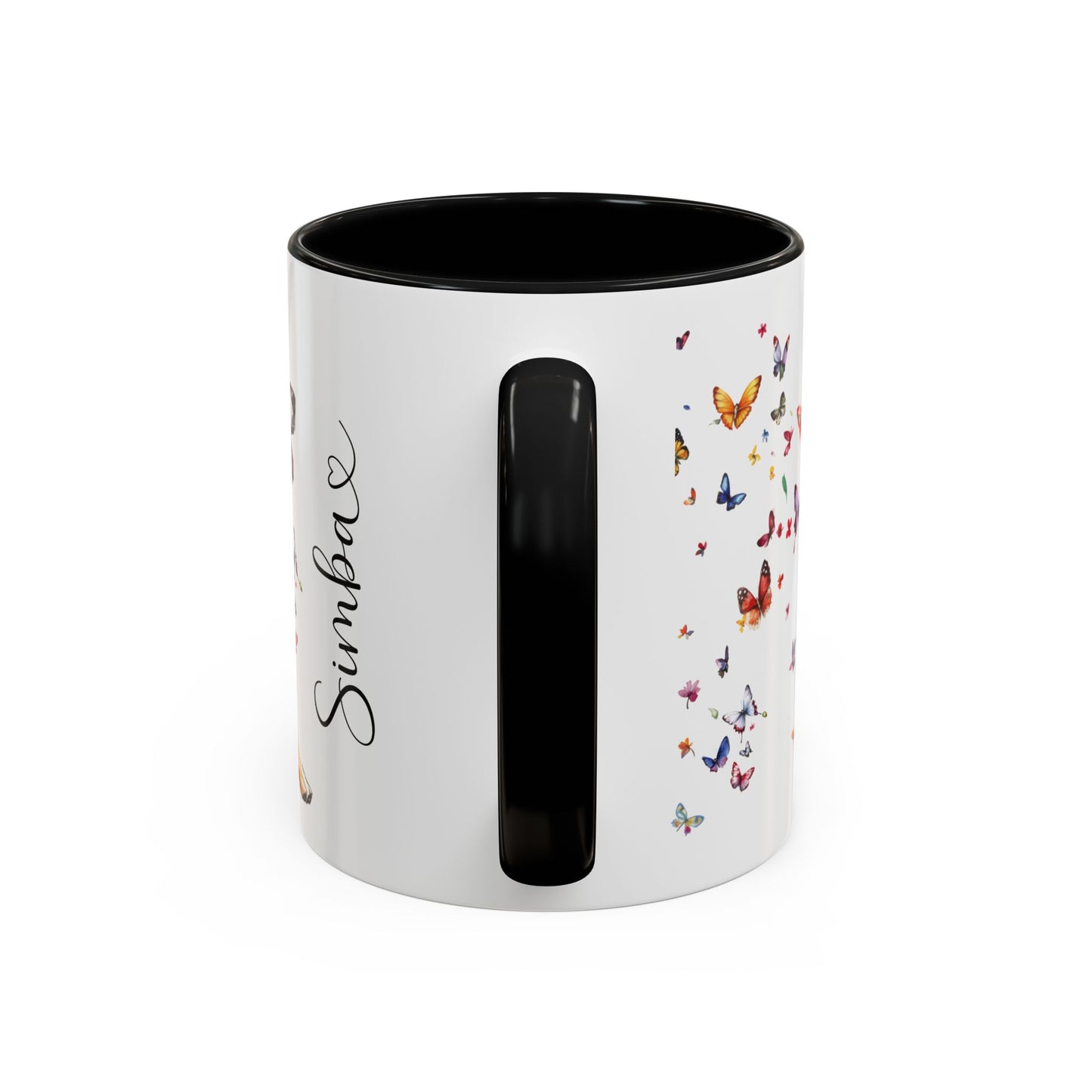 Shiba Inu #2 Personalized Accent Mugs, 11oz