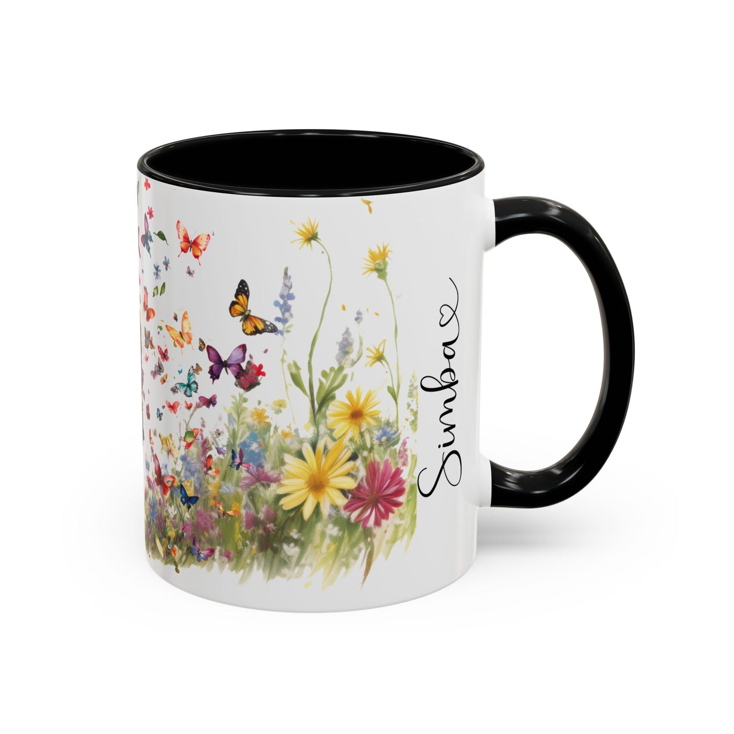 Schipperke #2 Personalized Accent Mugs, 11oz