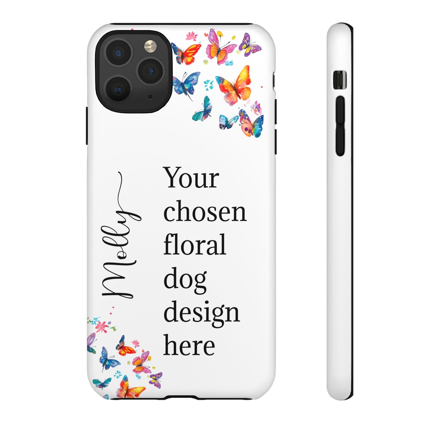Phone Case, Personalized from ANY OF OUR DESIGNS - White case