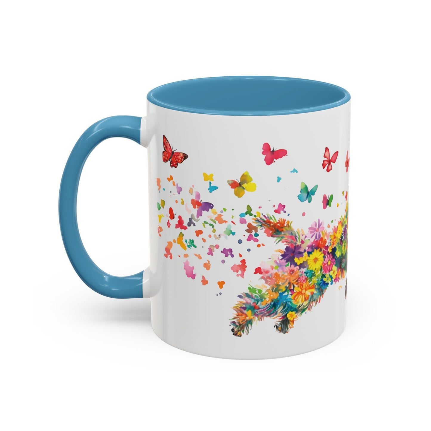 Yorkshire Terrier Personalized Accent Mugs, 11oz