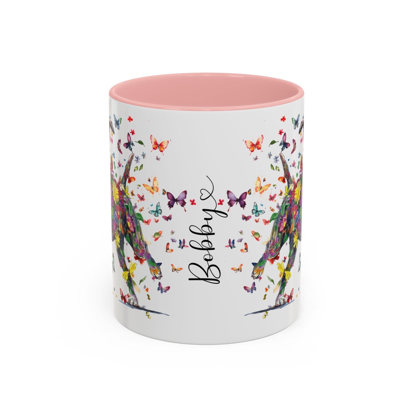 Boxer #2 Personalized Accent Mugs, 11oz