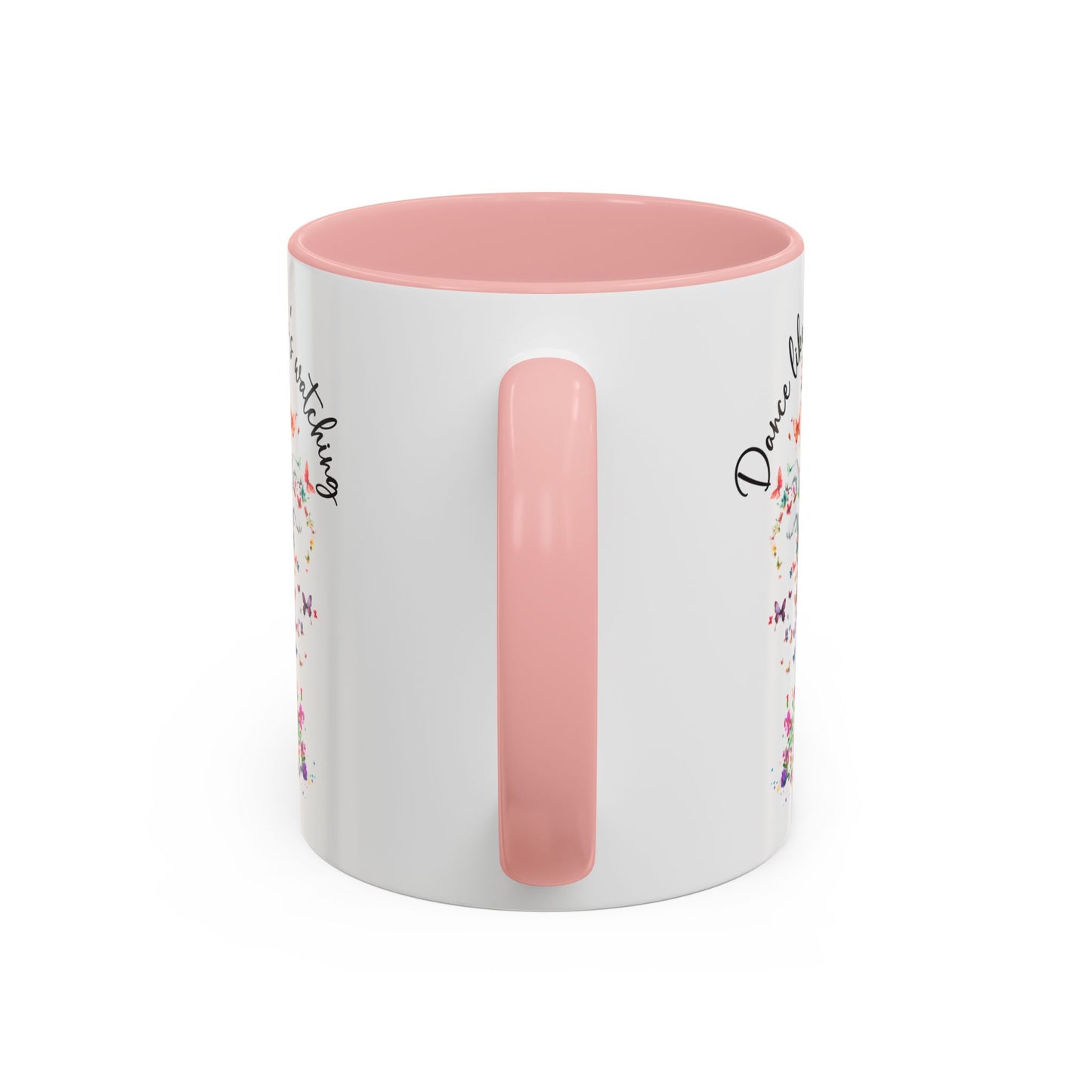 Border Collie "Dance like nobody's watching" personalized colourful Mugs, 11oz