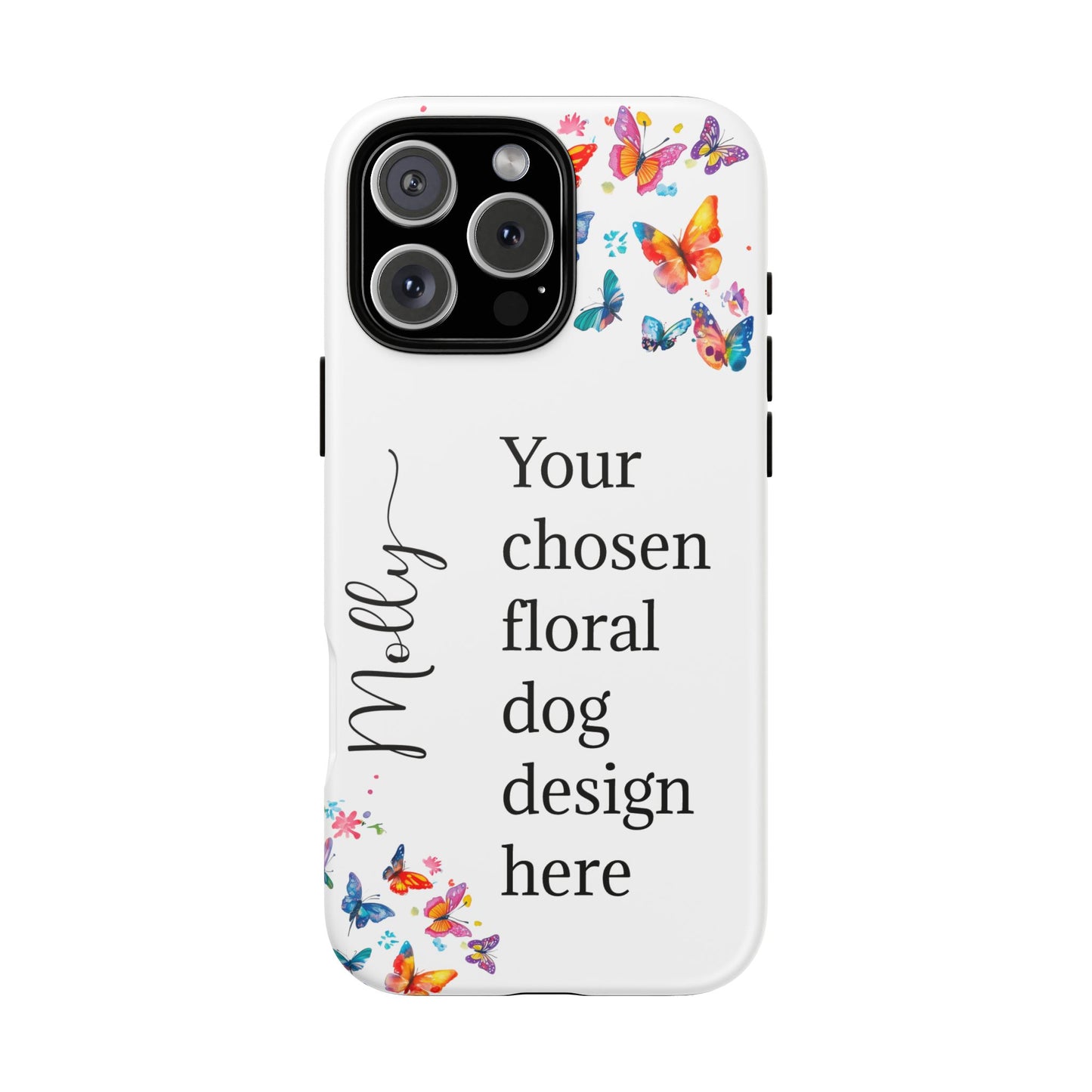 Phone Case, Personalized from ANY OF OUR DESIGNS - White case
