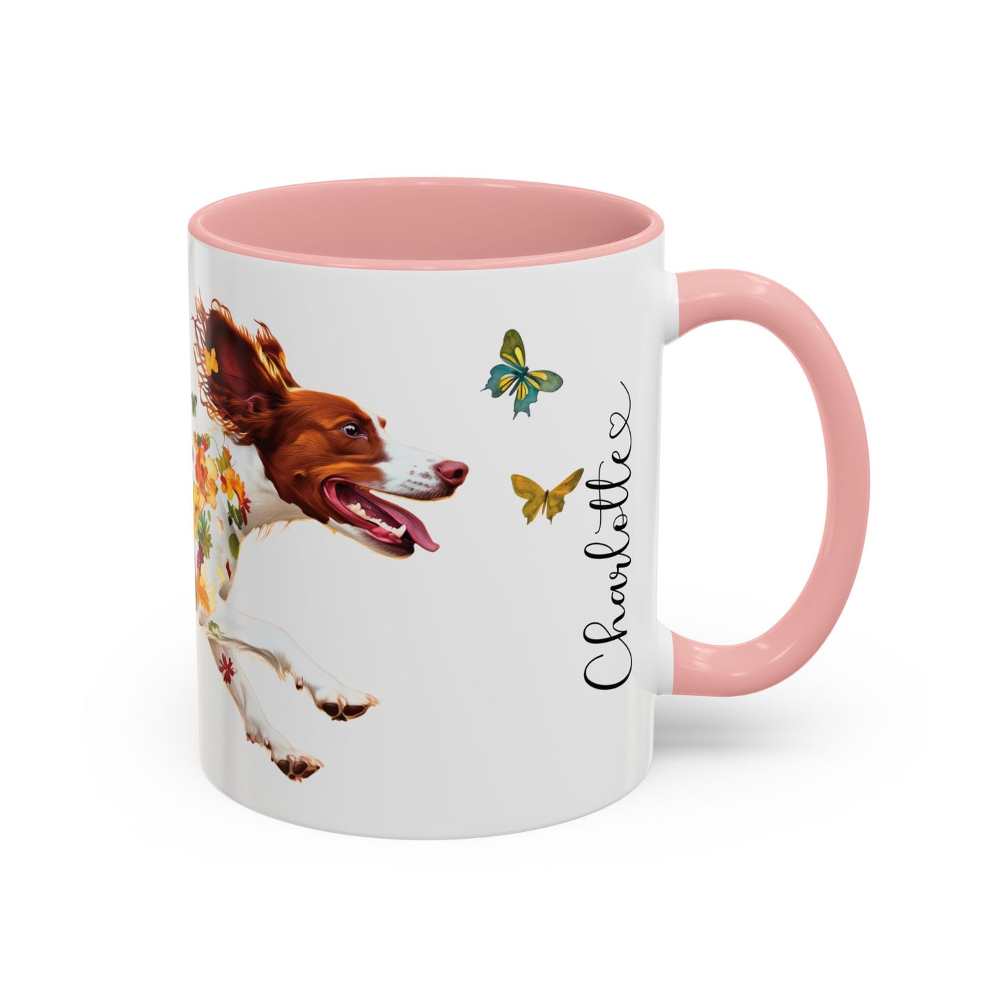 American Brittany #1 Personalized Accent Mugs, 11oz