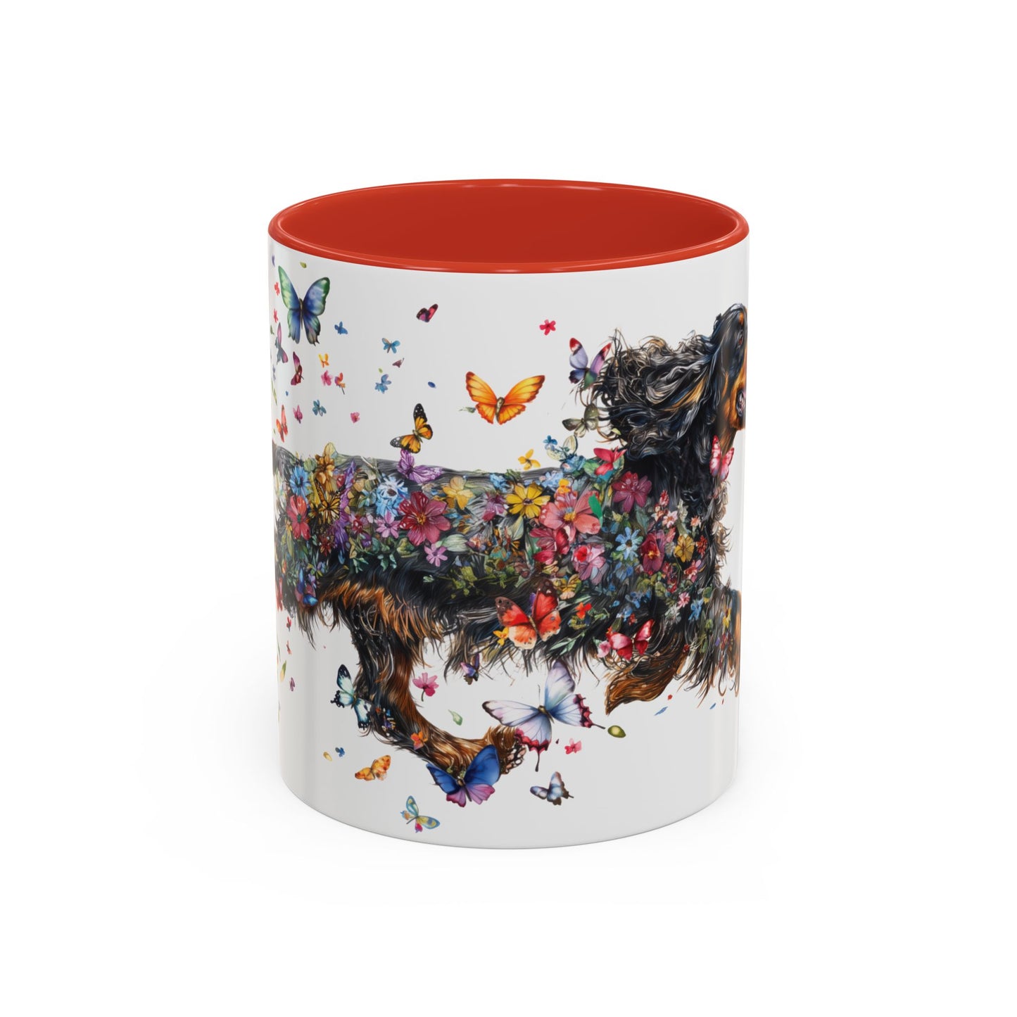 English Cocker Spaniel Personalized Accent Mugs, 11oz