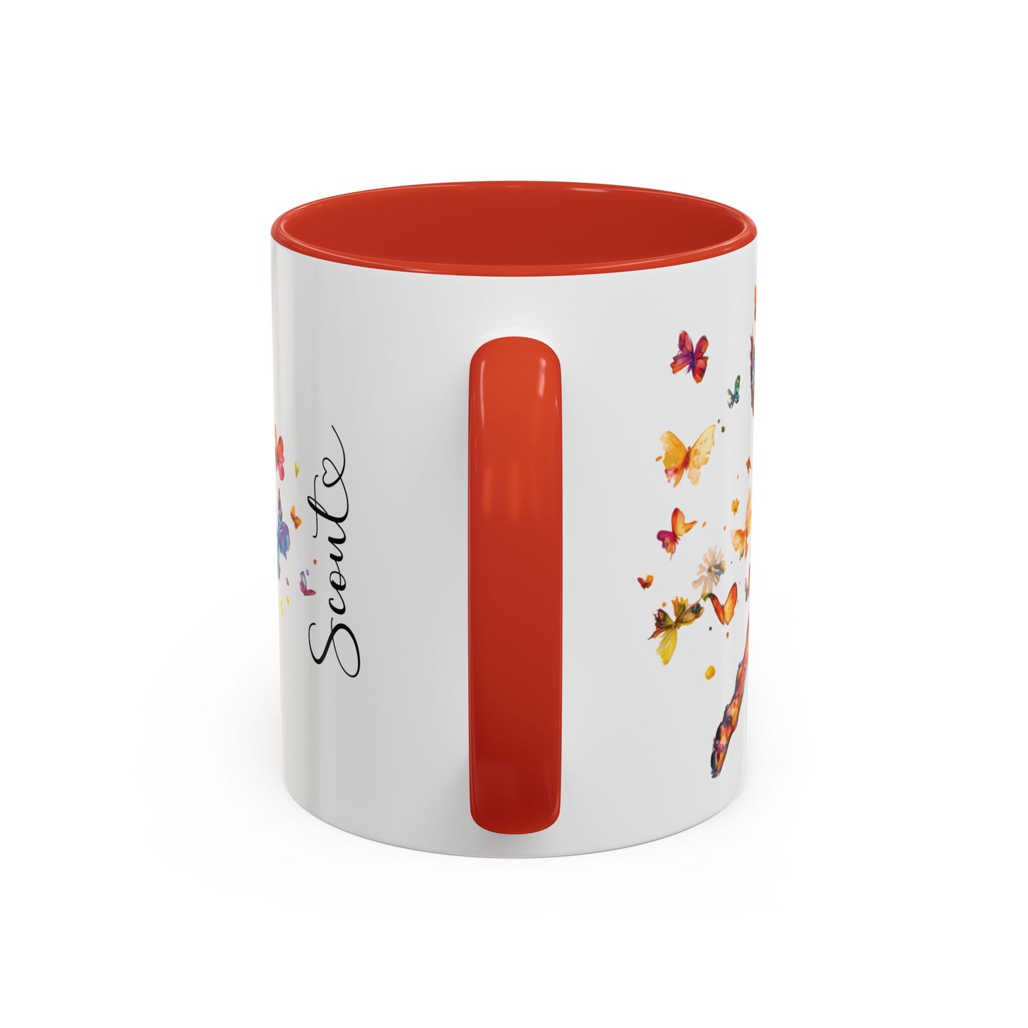 Dutch Shepherd Personalized Accent Mugs, 11oz