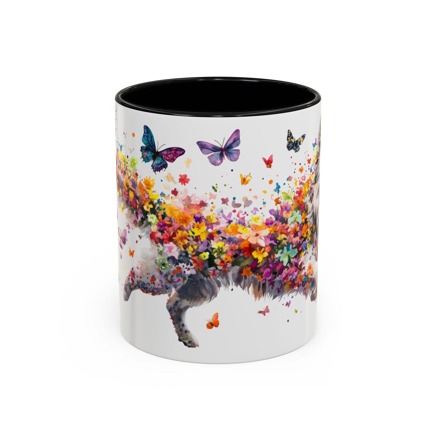 Samoyed Colorful Accent Mugs, 11oz
