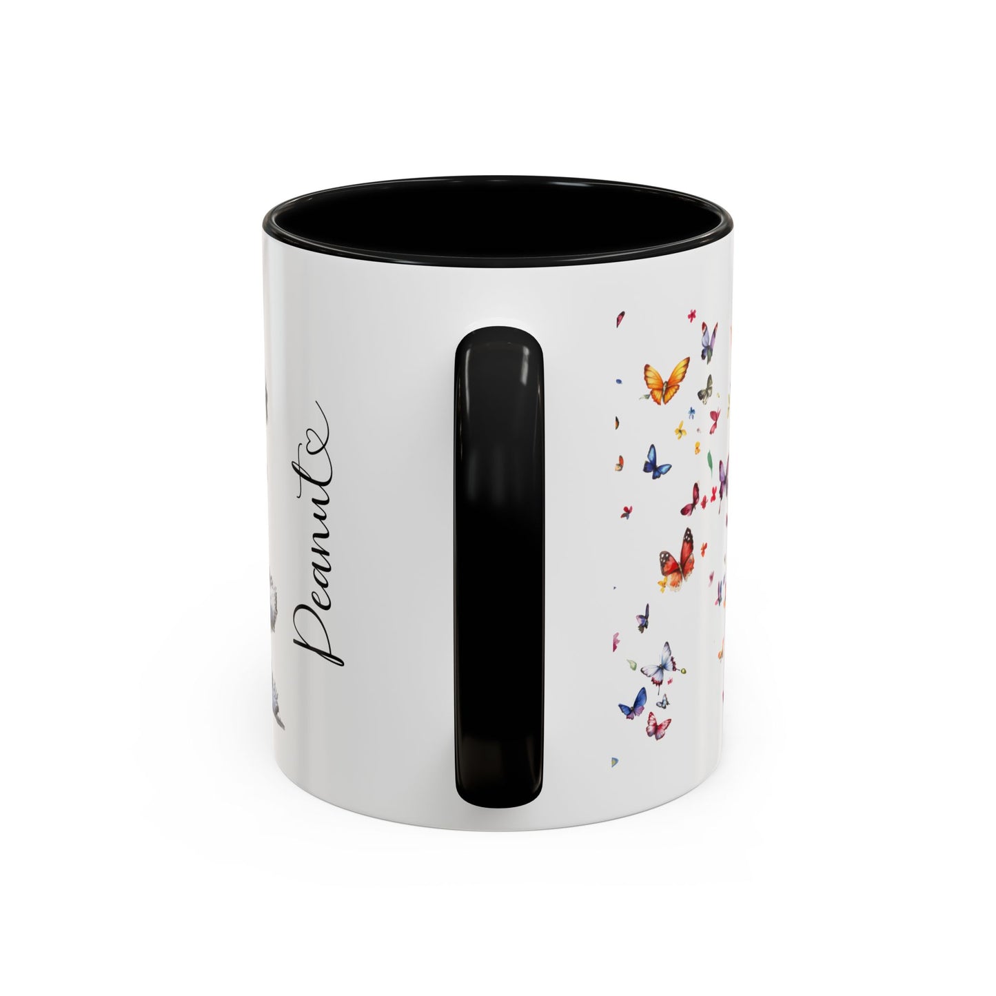 Aussie Doodle #2 Personalized Colorful Accent Mugs, 11oz