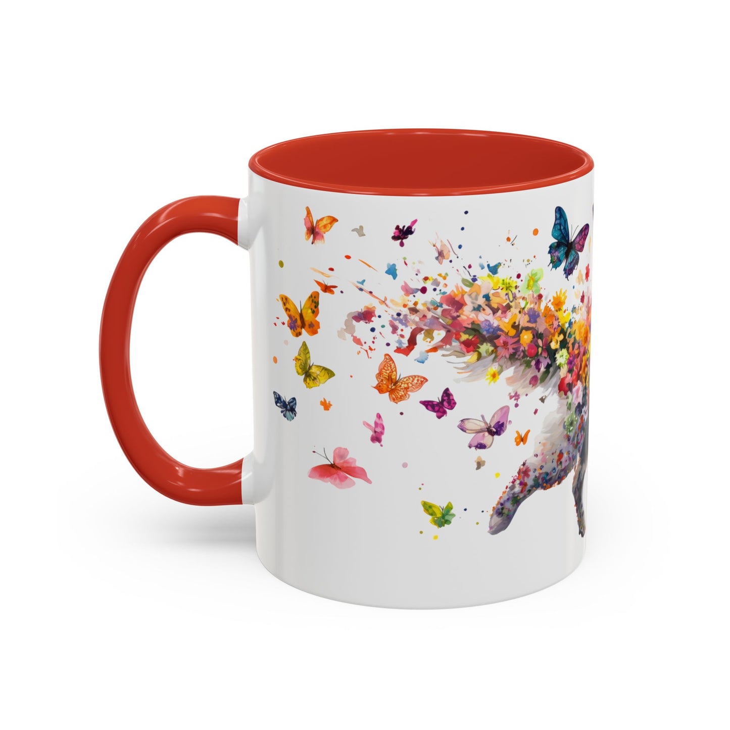Samoyed Colorful Accent Mugs, 11oz