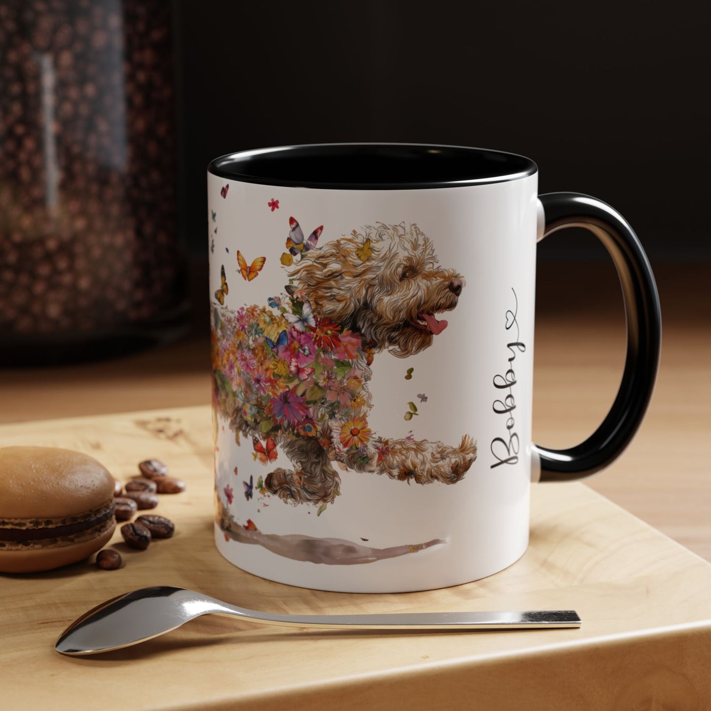 Lagotto Romagnolo #1 Personalized Accent Mugs, 11oz