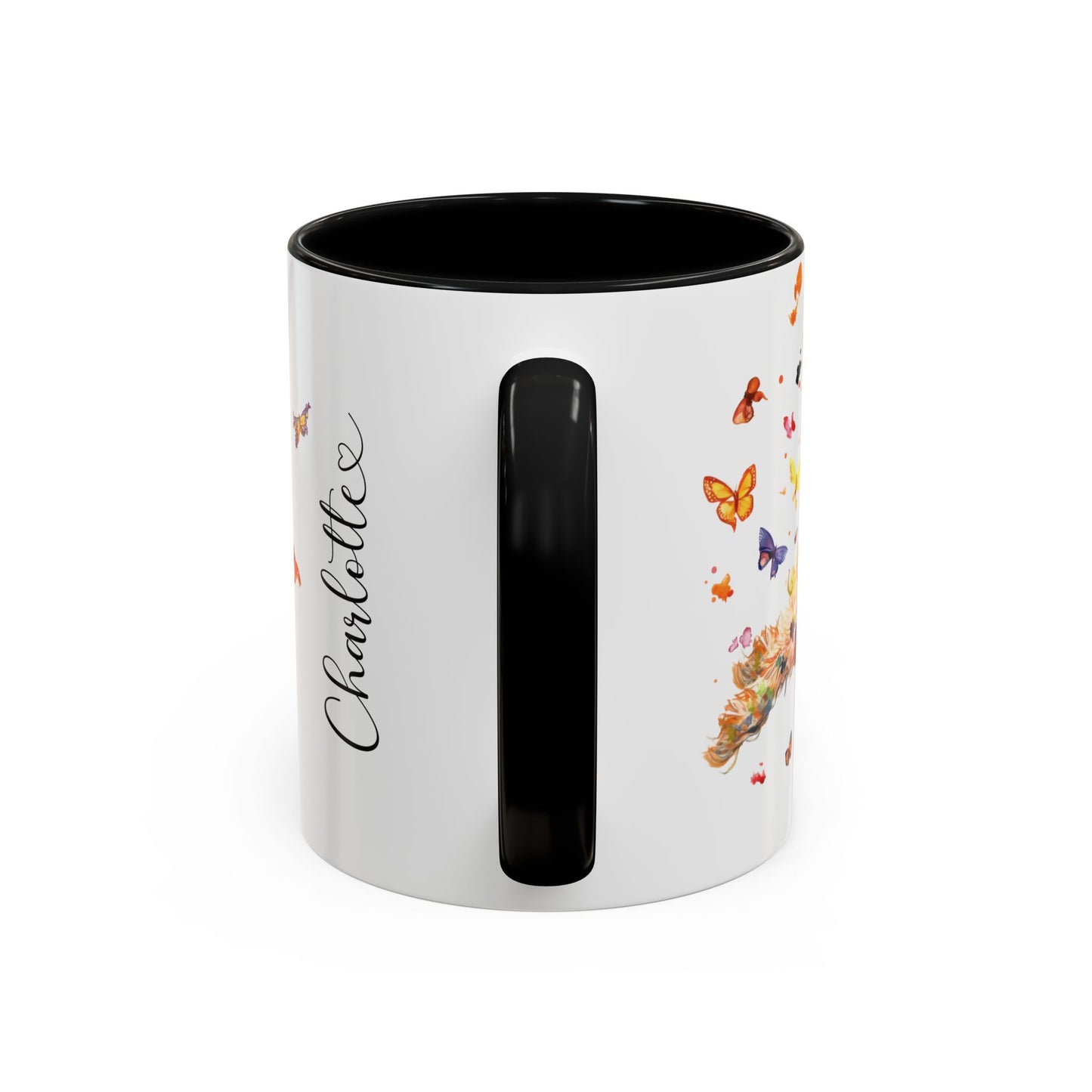 Otterhound Personalized Accent Mugs, 11oz