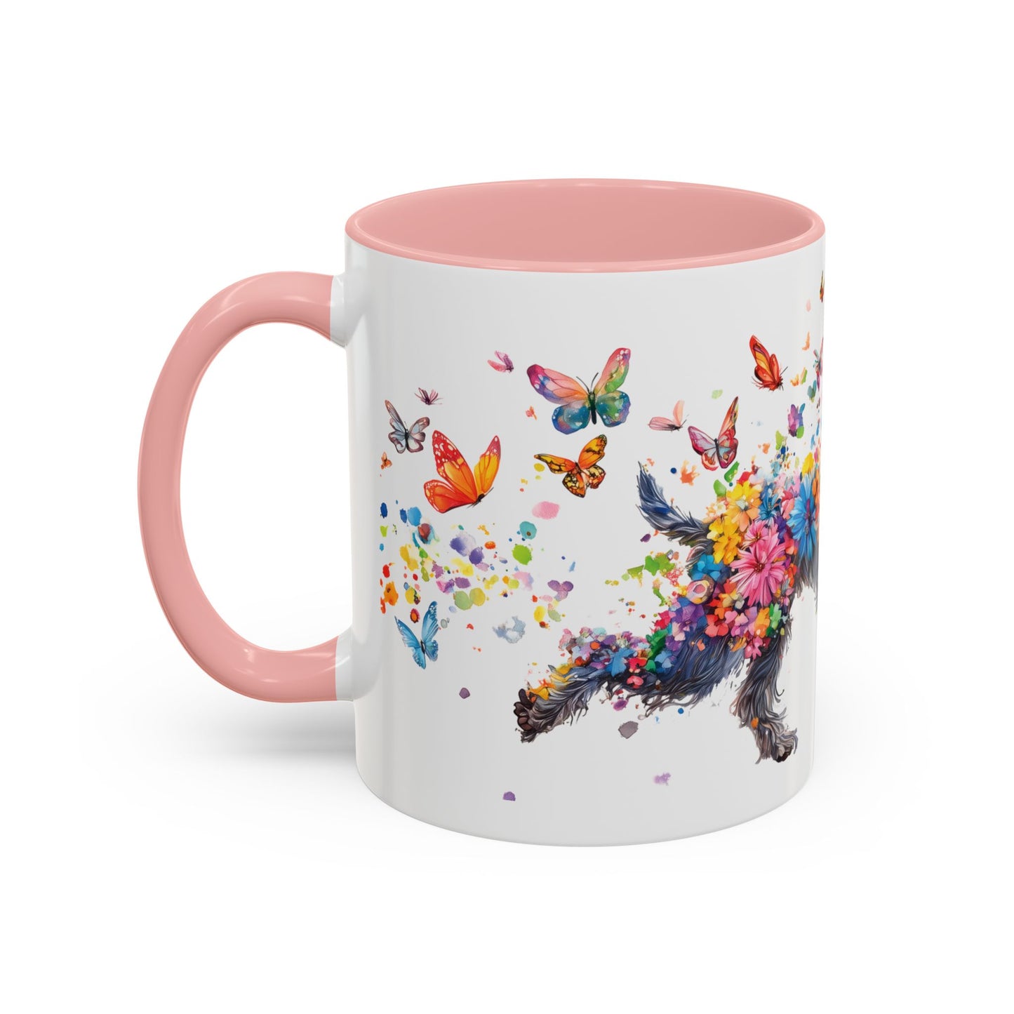 Schnauzer Personalized Accent Mugs, 11oz