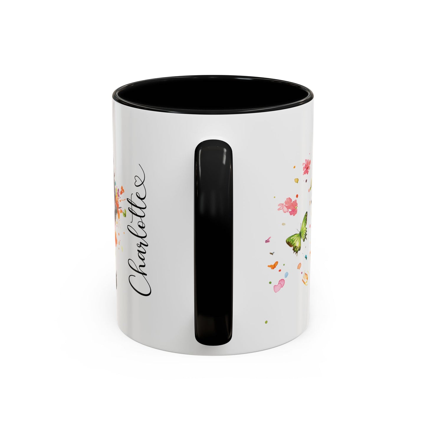 Peekingese #4 Personalized Accent Mugs, 11oz