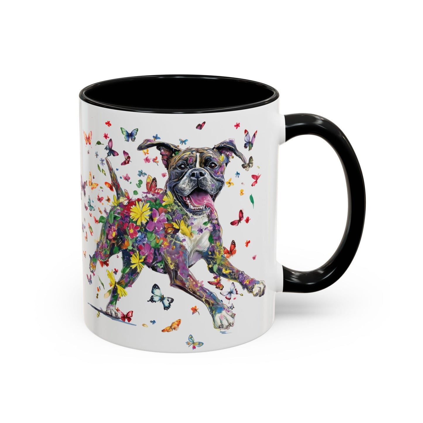Boxer #2 Personalized Accent Mugs, 11oz