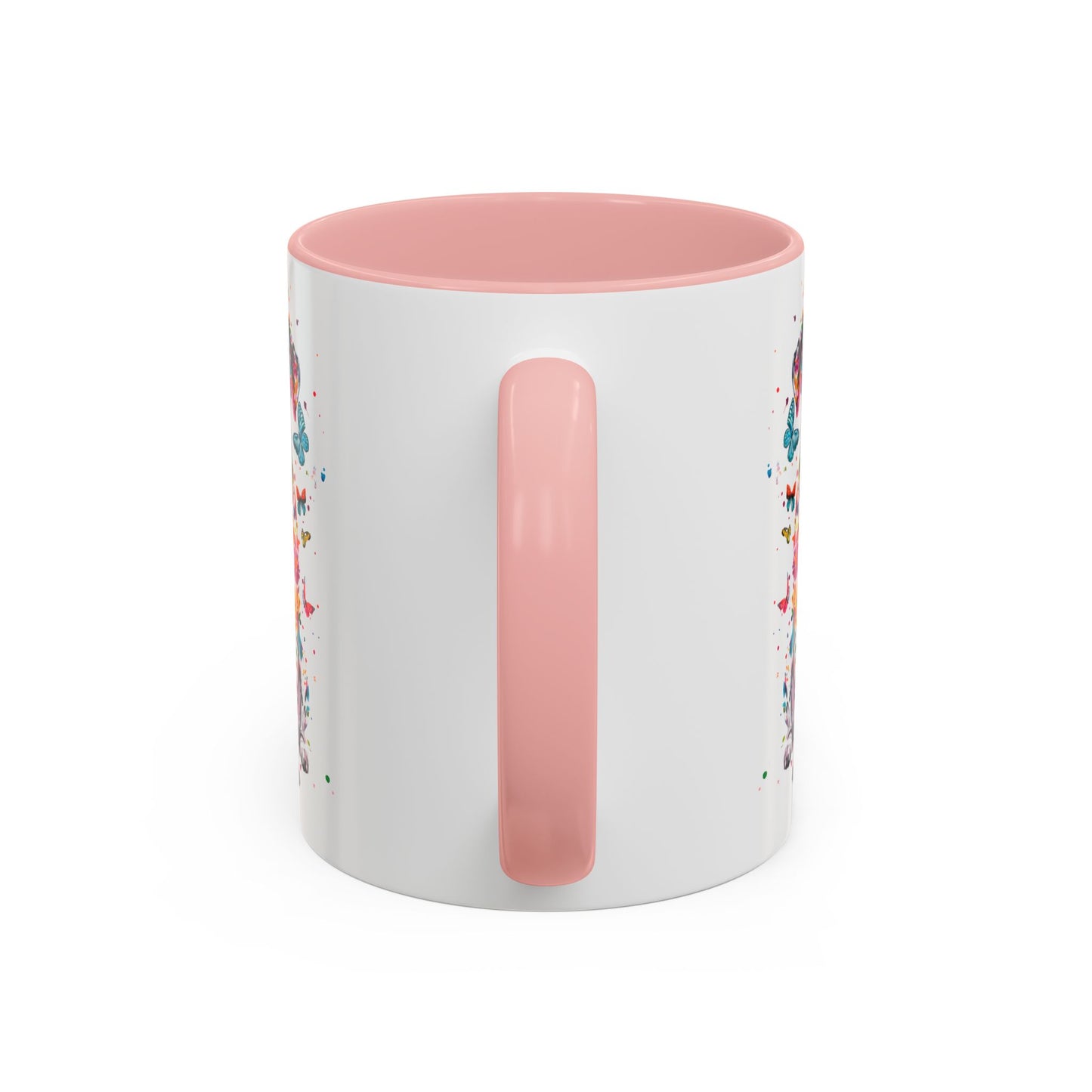 Dalmatian Personalized Colorful Accent Mugs, 11oz