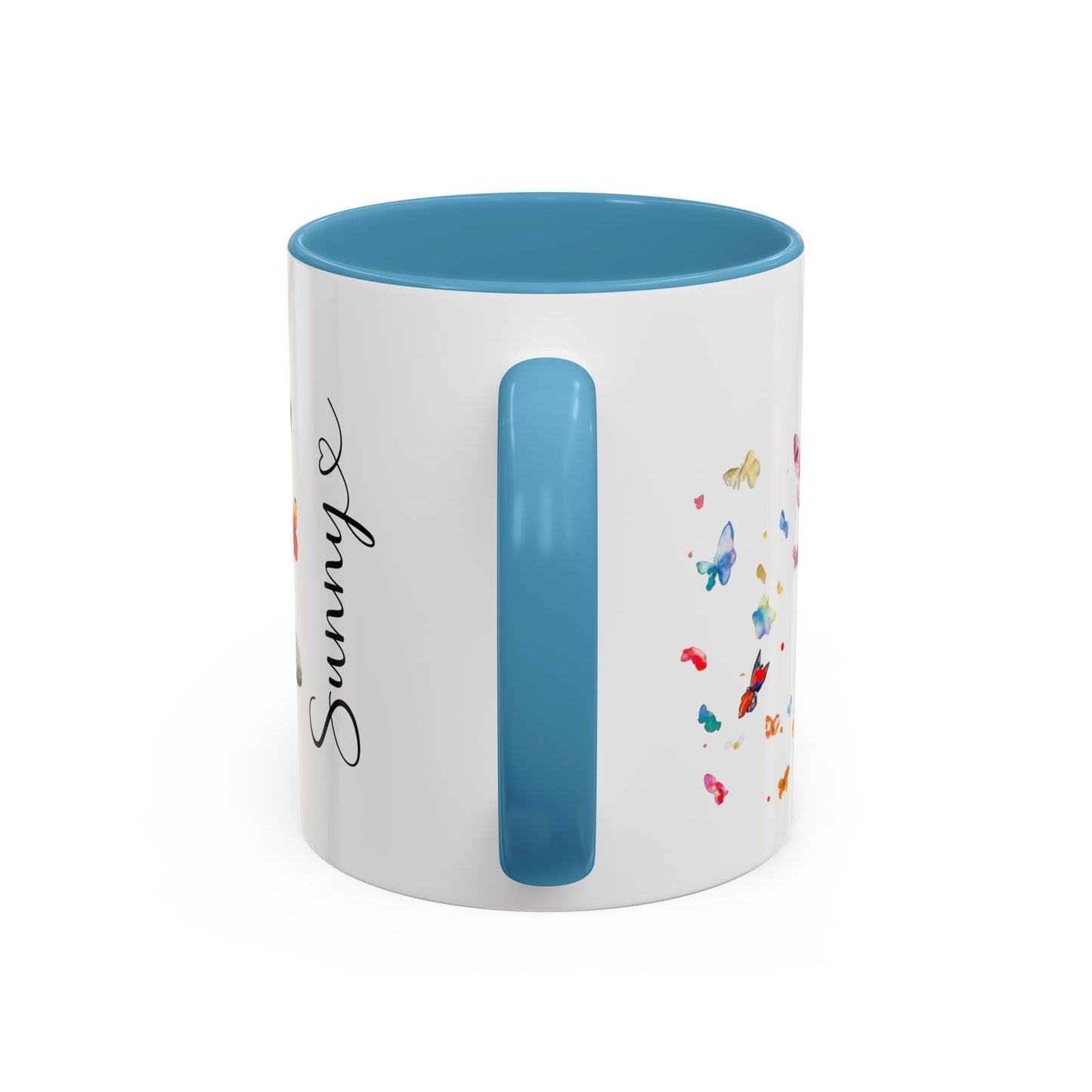 Poodle, Silver Personalized Accent Mugs, 11oz