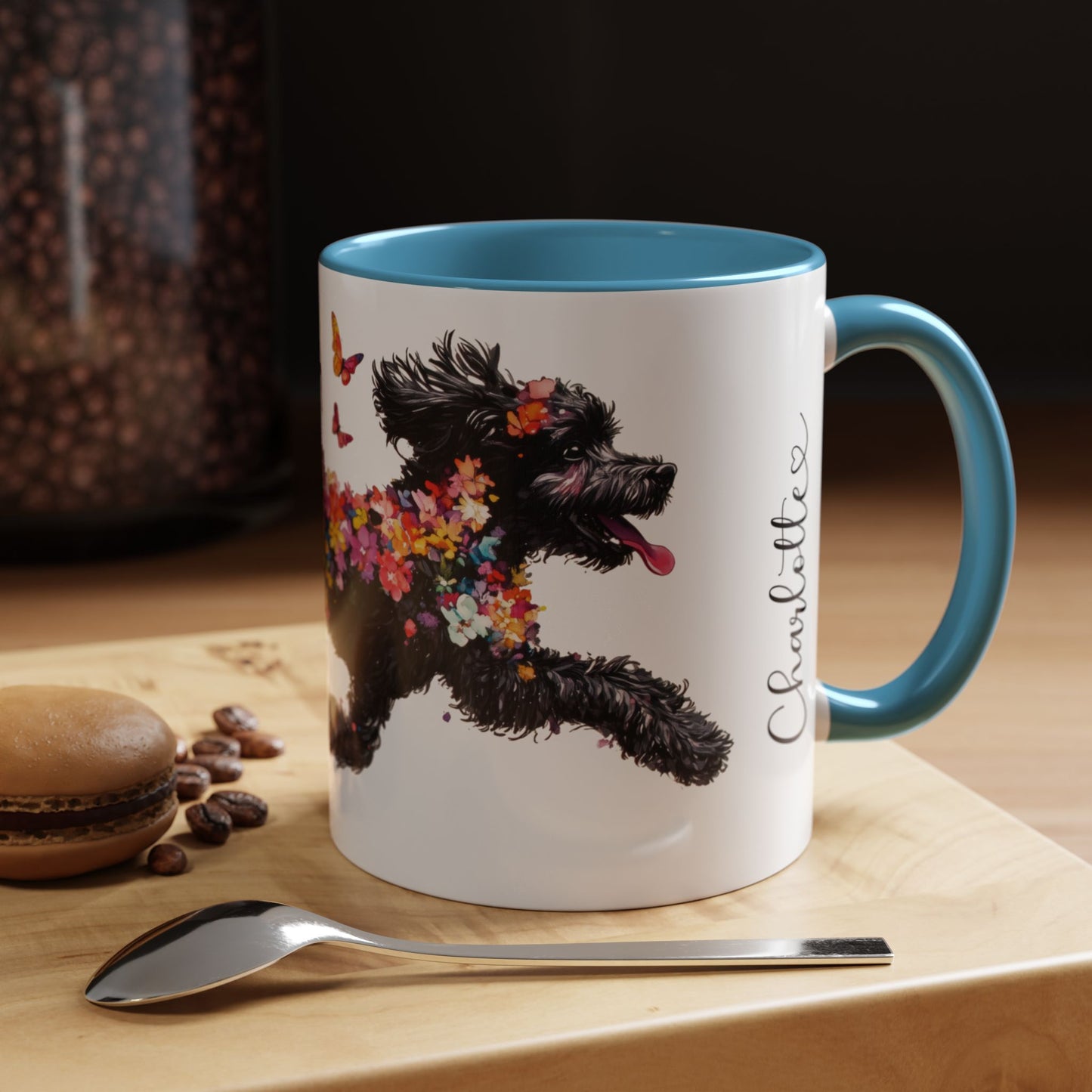 Cavoodle/Cavapoo #1 Personalized Accent Mugs, 11oz