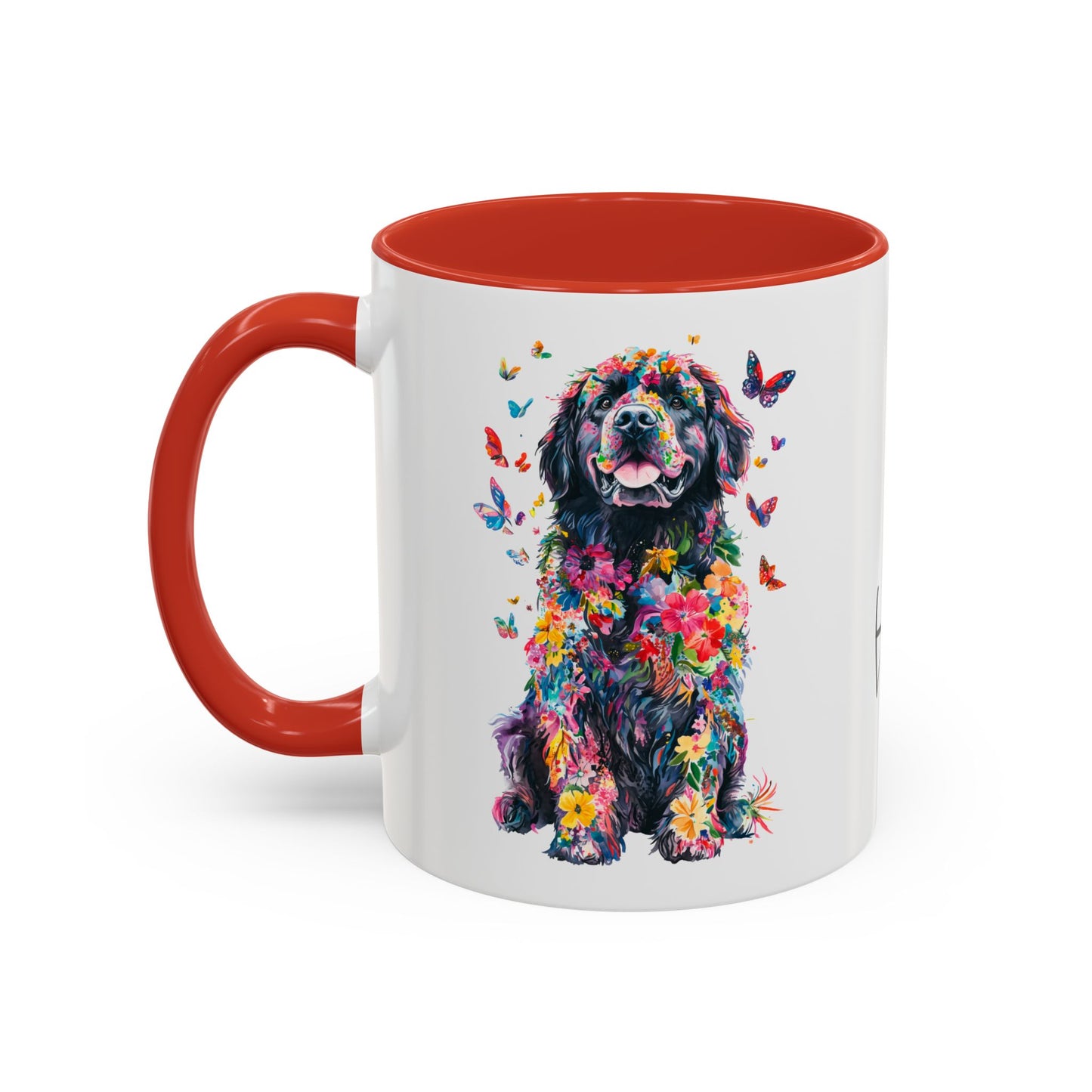Newfoundland Personalized Colorful Accent Mugs, 11oz