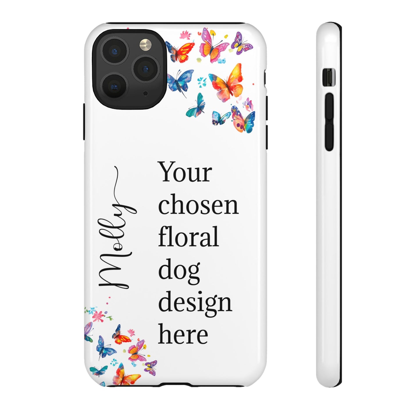 Phone Case, Personalized from ANY OF OUR DESIGNS - White case