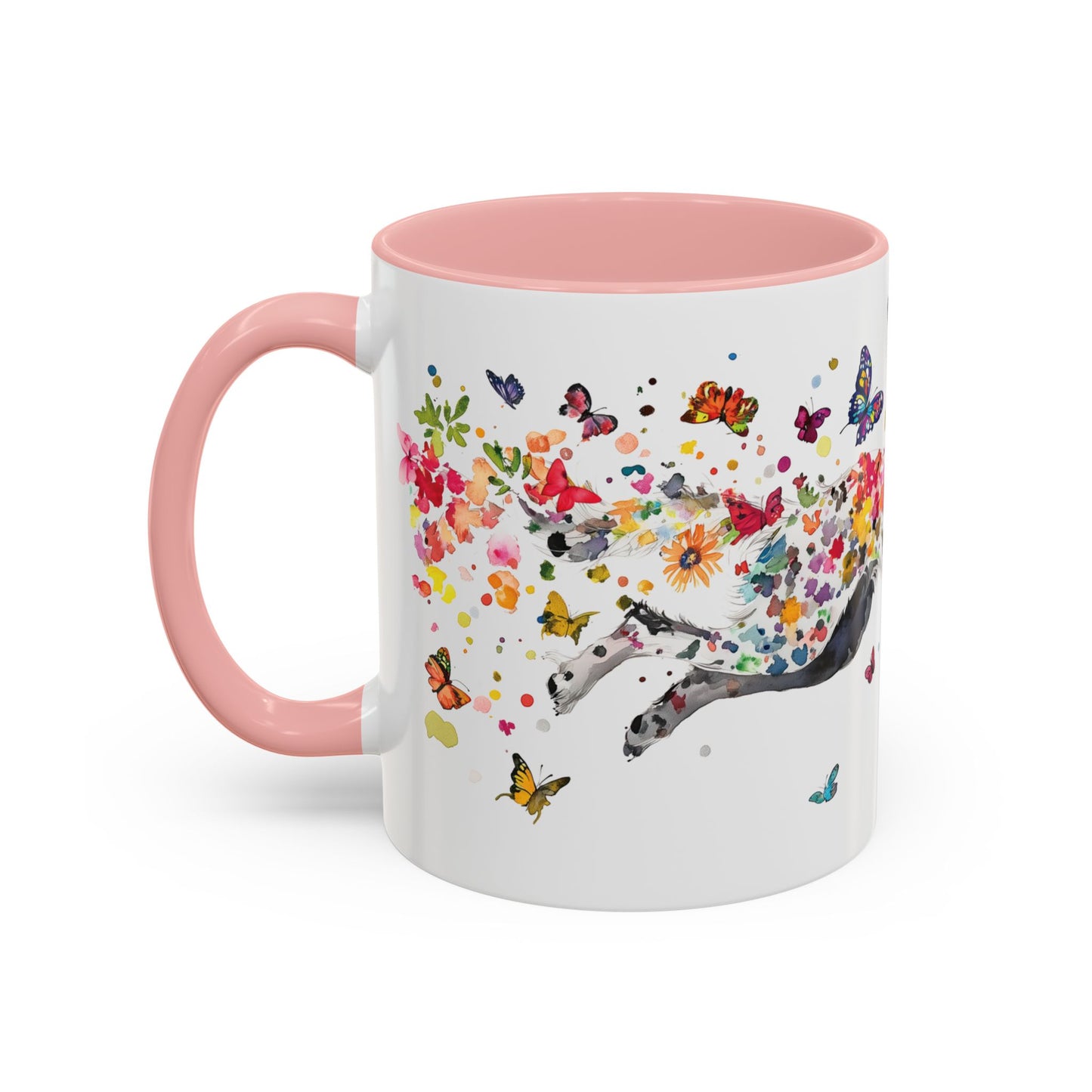 English Setter #3 Personalized Accent Mugs, 11oz